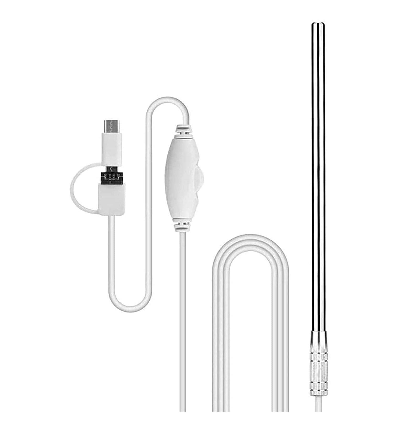 XIXIDIAN Ear Wax Removal Tool Wireless Ear Endoscope Cleaner with Camera 5.5 mm Otoscope Ear Cleaner with LED Lights for Adults Kids - Buy Online on GoSupps.com