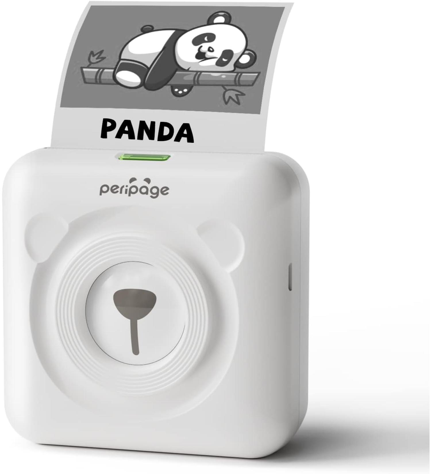 PeriPage A6 Mini Bluetooth Portable Thermal Printer - White - Buy Online on GoSupps.com