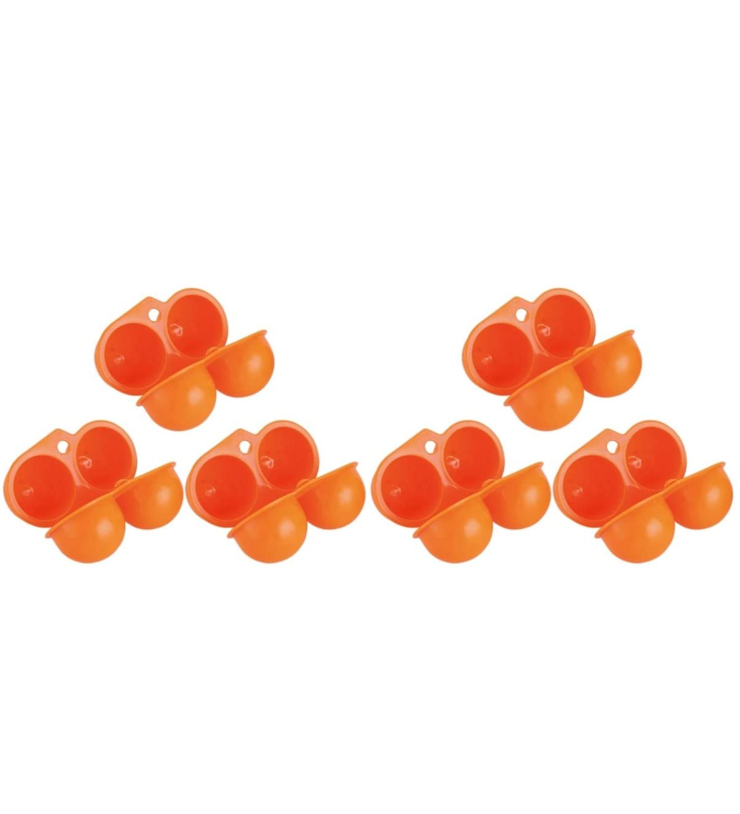 Healeved 6 Pcs Eggs Egg Container Egg Case Camping Egg Baskets Portable Egg Case Egg Carton Mustard Outdoor Random Colorx2pcs 11.5X7X7cmx2pcs - Buy Online on GoSupps.com