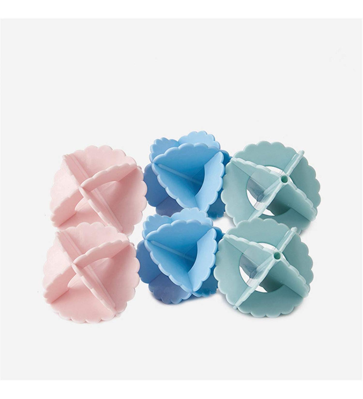 6 Pieces Reusable Laundry Ball Reusable Reduces Clothing Wrinkles and Saves Drying Time Dryer Laundry Balls Dryer Balls Washing Balls 3 Colors - Buy Online on GoSupps.com