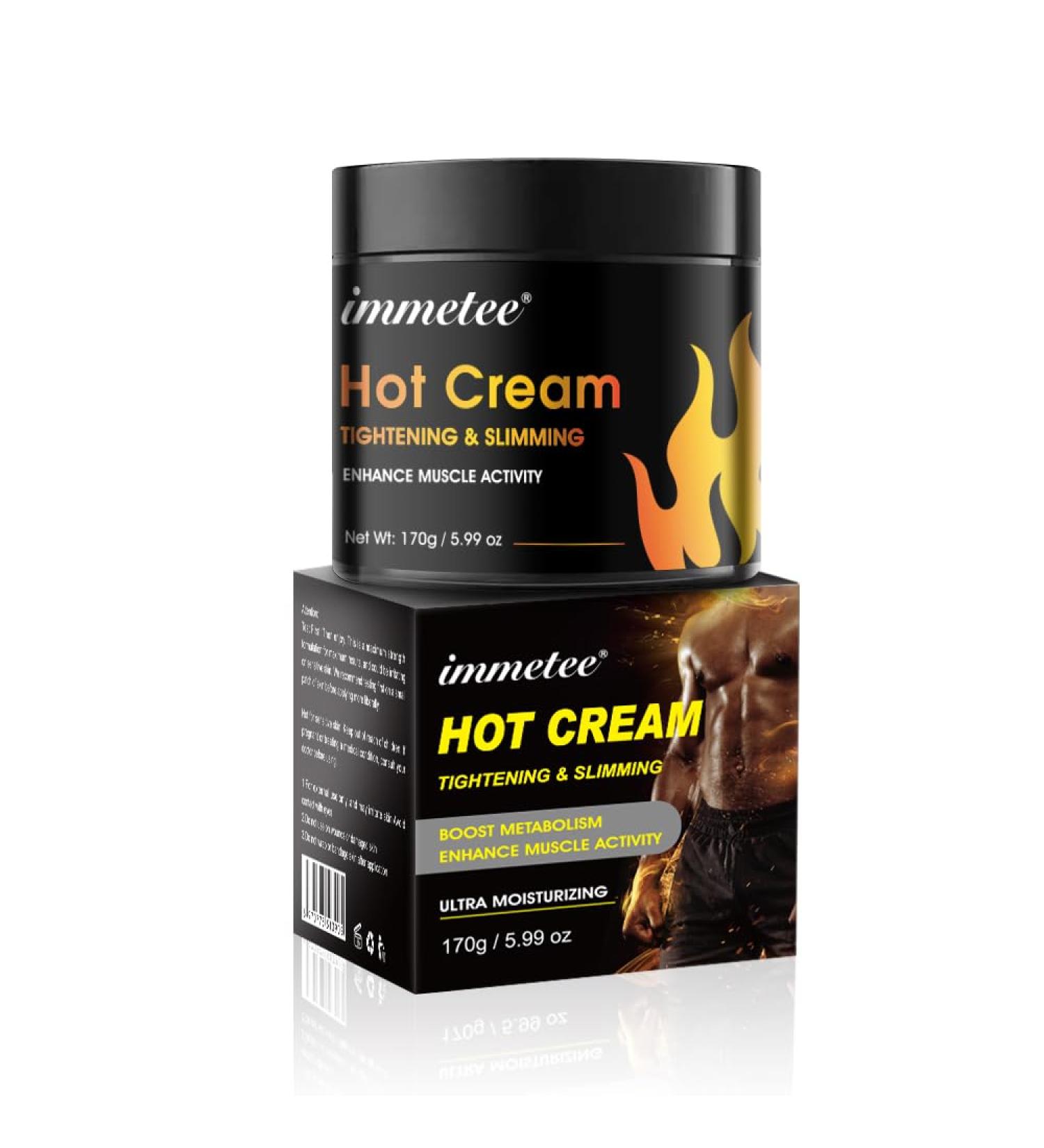 immetee Anti-cellulite tenace Cr me Anti-Cellulite Cr me Chaude massage de cellulite Tendre les muscles R duit efficace la graisse de la taille et des hanches cr me chaude 170g - Buy Online on GoSupps.com