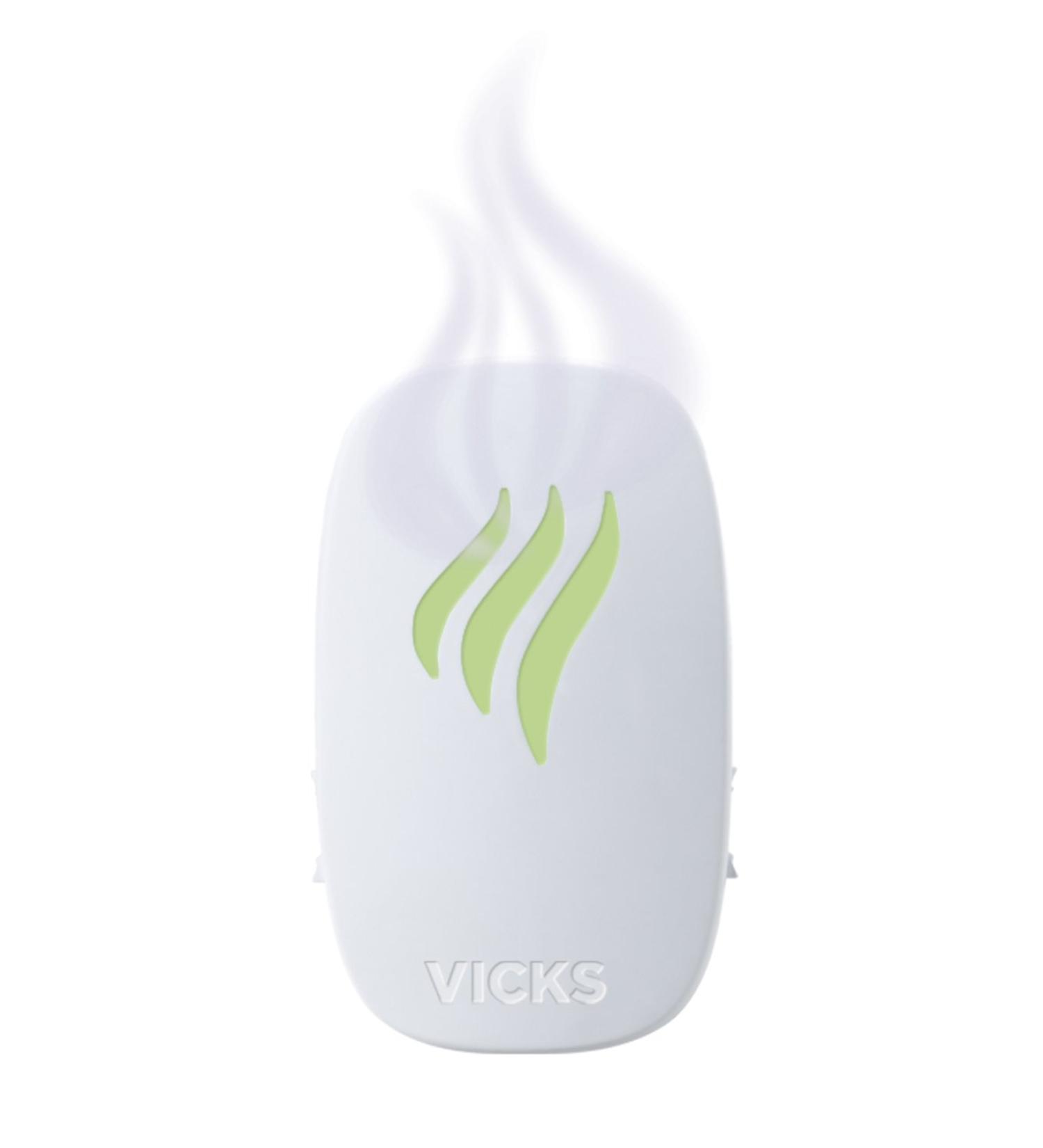 Vicks Waterless Vaporizer with Night Light and VapoPads - Cold & Flu Relief - 1 Count - Buy Online on GoSupps.com