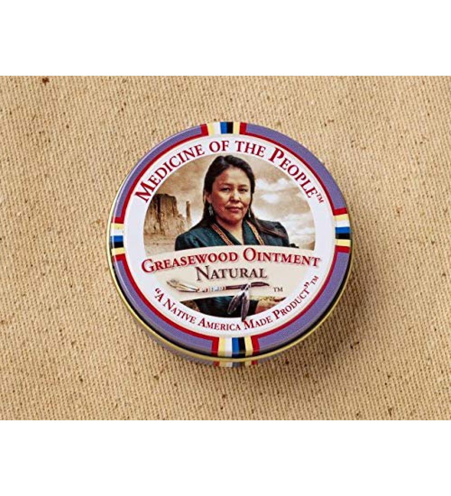 Navajo Medicine of the People Greasewood Ointment for Eczema Psoriasis and Dry Cracking Skin - 3 oz - Powwow