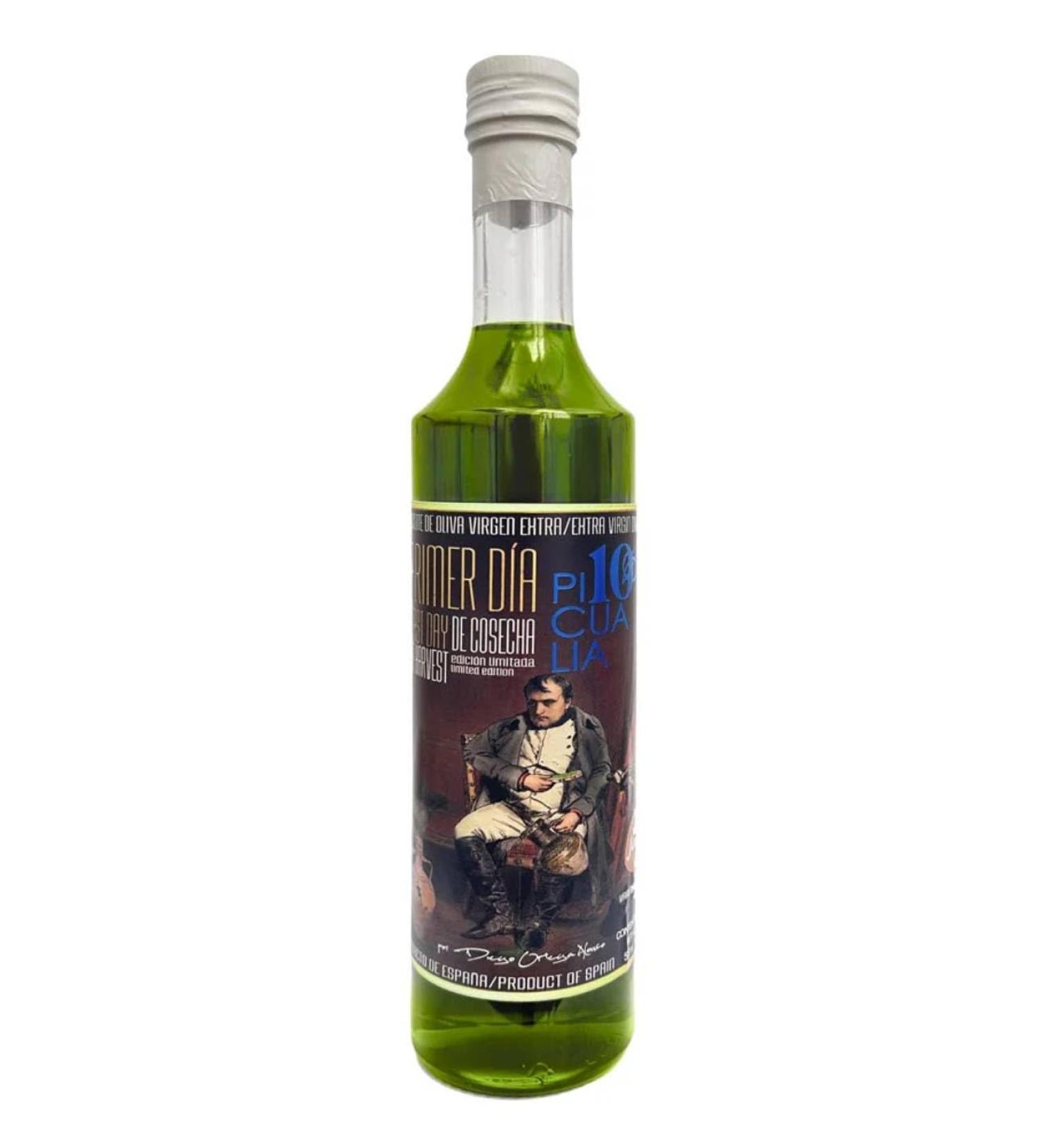 New harvest October 2025 PICUALIA Extra virgin olive oil First day of harvest Picual Limited Edition 500 ml - Buy Online on GoSupps.com