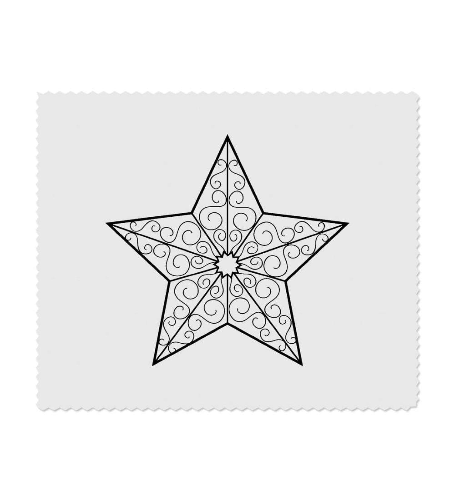 Buy 2 x Decorative Star Microfiber Glasses Cleaning Cloths - Premium Lens Care | Perfect for Eyewear & Screens - Buy Online on GoSupps.com