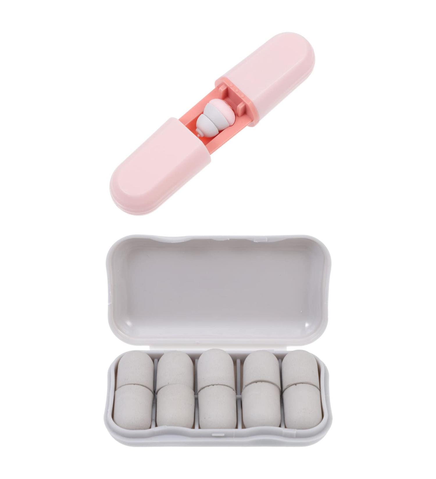Anti-Noise Earplugs Set - Portable Silicone Sound Blocking Earplugs for Sleeping & Studying - Pink Noise Reduction Earplugs - Buy Online on GoSupps.com