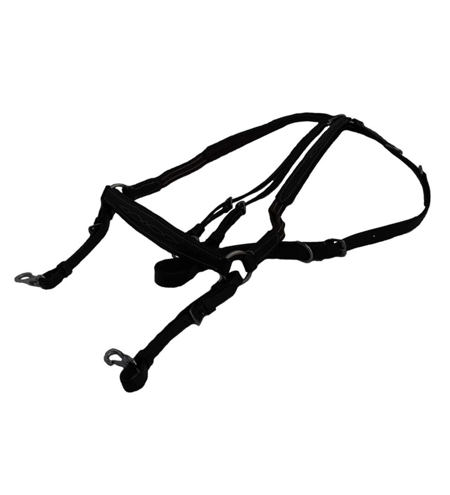 Rhinegold 'Elegance' Stitched Breastplate Full Havana