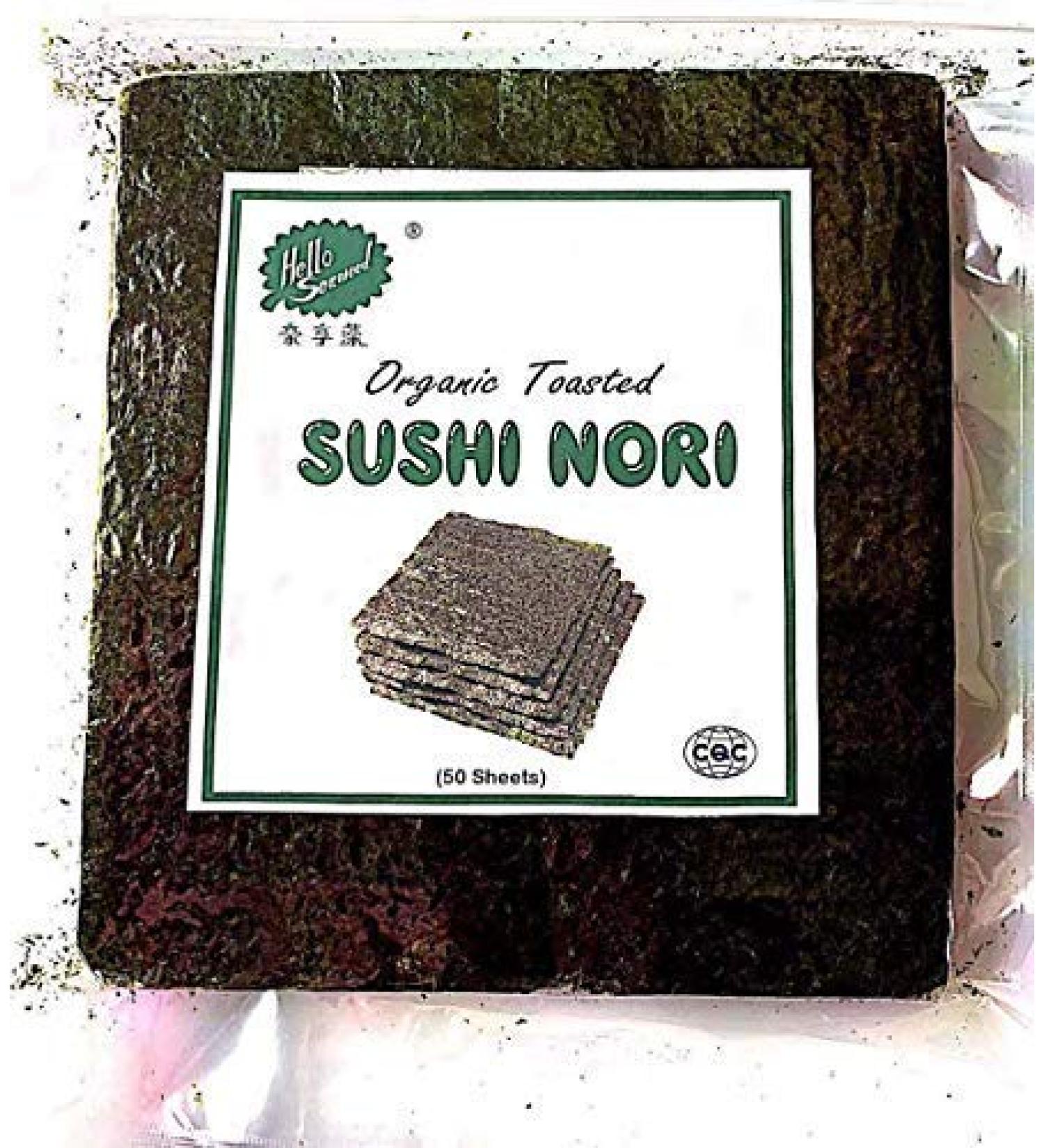 Sushi-Nori Organic Toasted Sushi Nori 250 Sheets - Buy Online on GoSupps.com