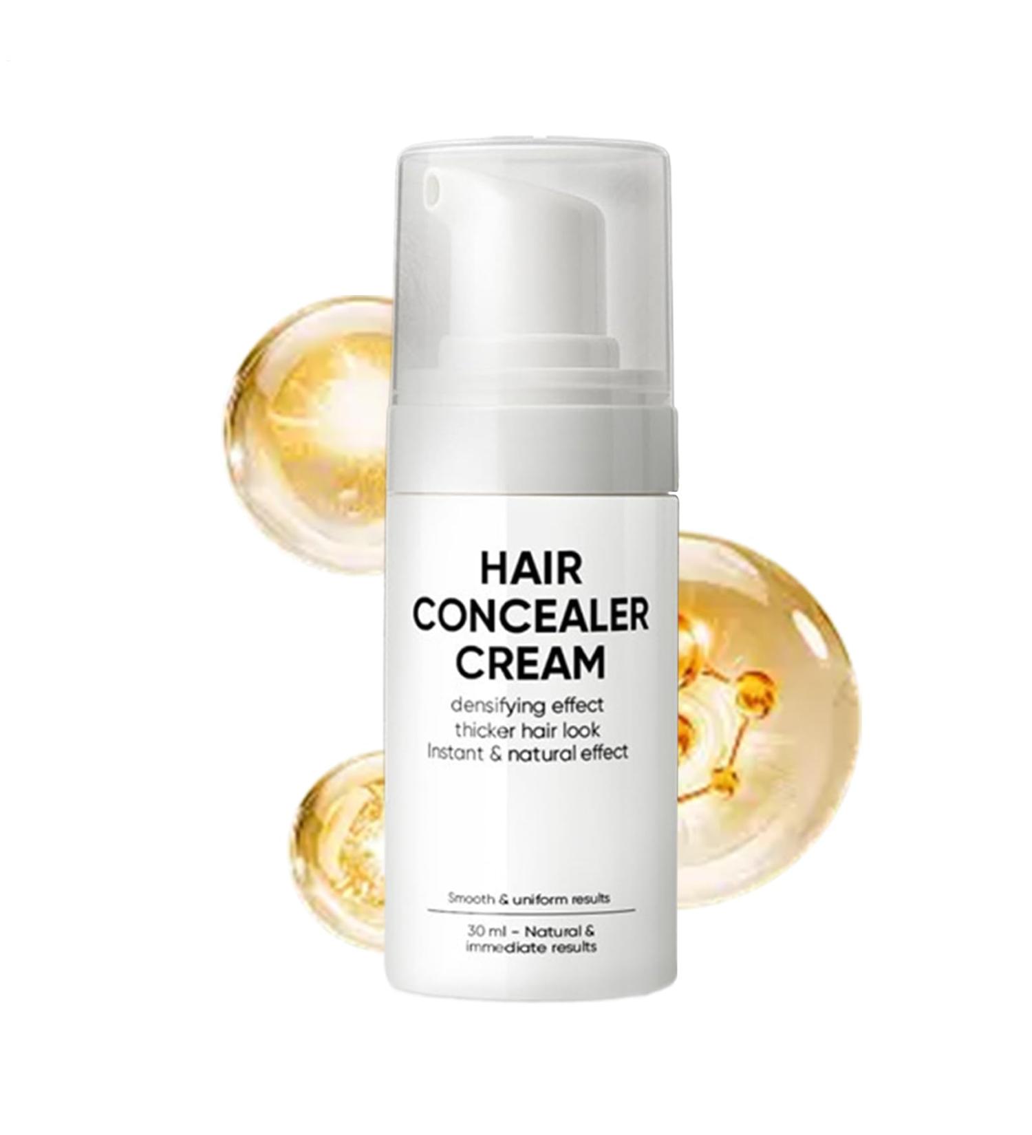  Nuhjytgf Concealer Cream for Hair Waterproof Coverage 30ml Black Scalp Coverage Solution Bald Spot Corrector Sweat Resistant and Natural Look For Use - Buy Online on GoSupps.com