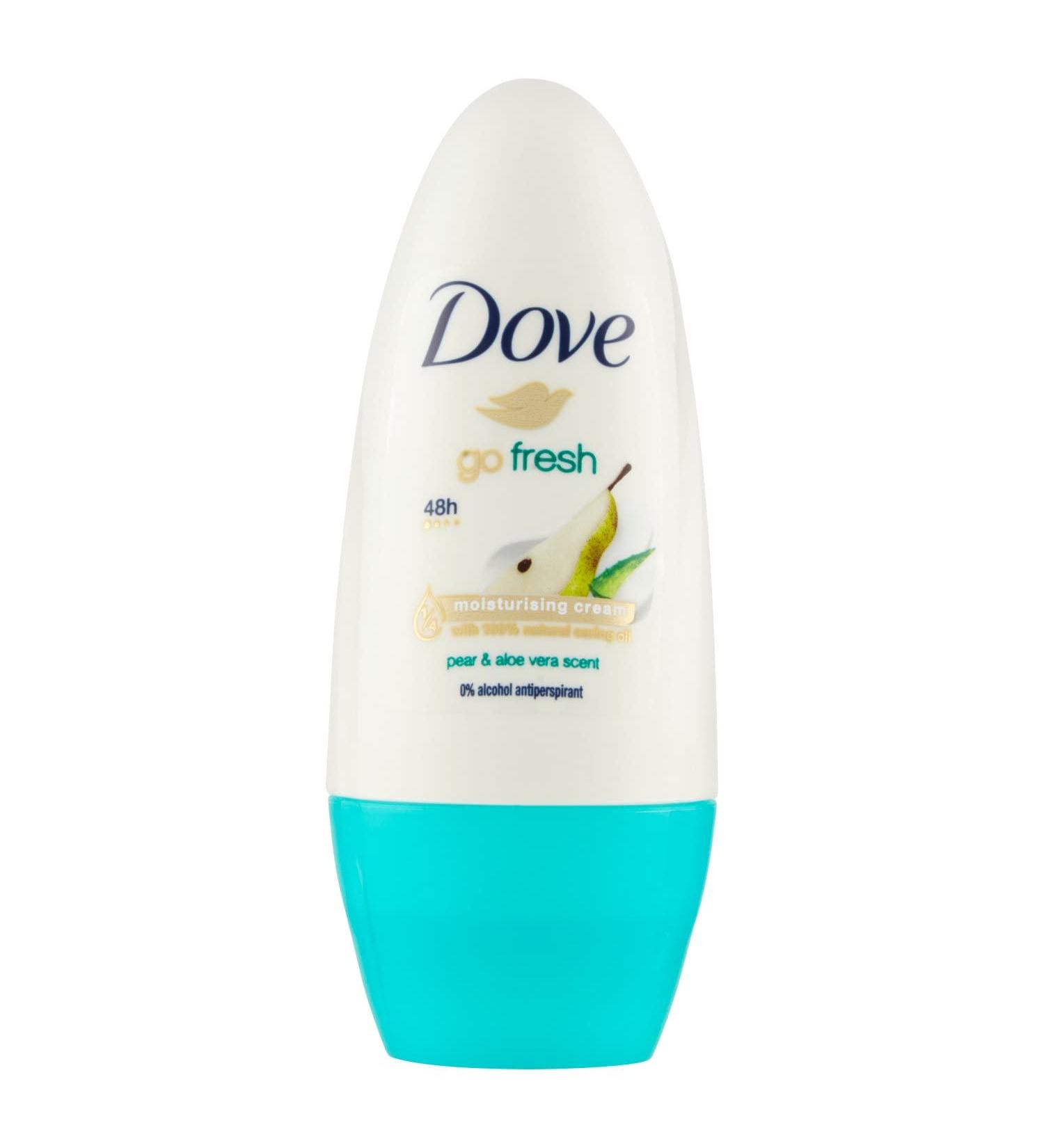 Dove Go Fresh Pear Roll-On Deodorant 50ml - Pack of 1 - Buy Online on GoSupps.com