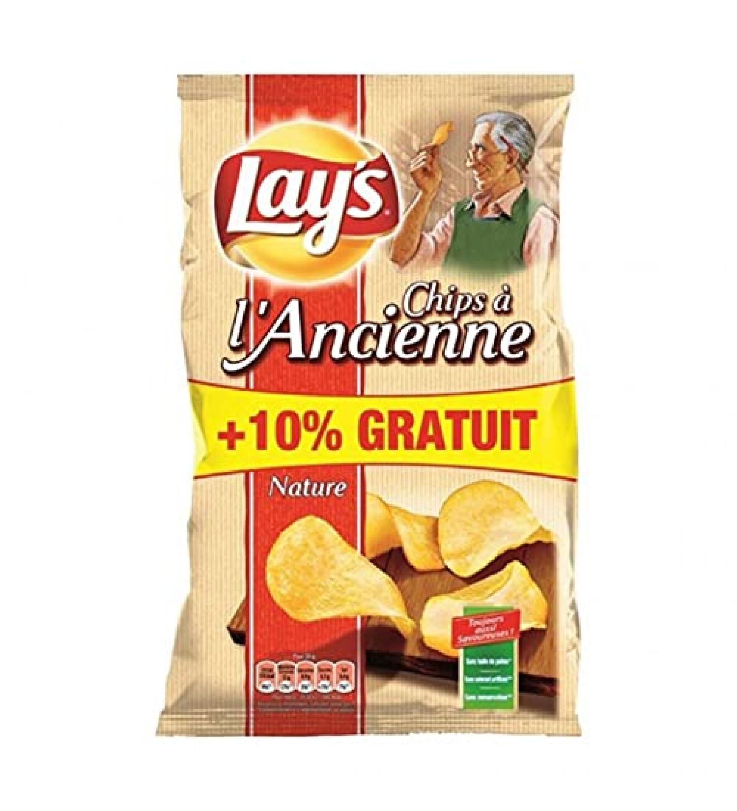 Lay's Lay's Old World Natural Chips + 10% Free 330g (pack of 6)