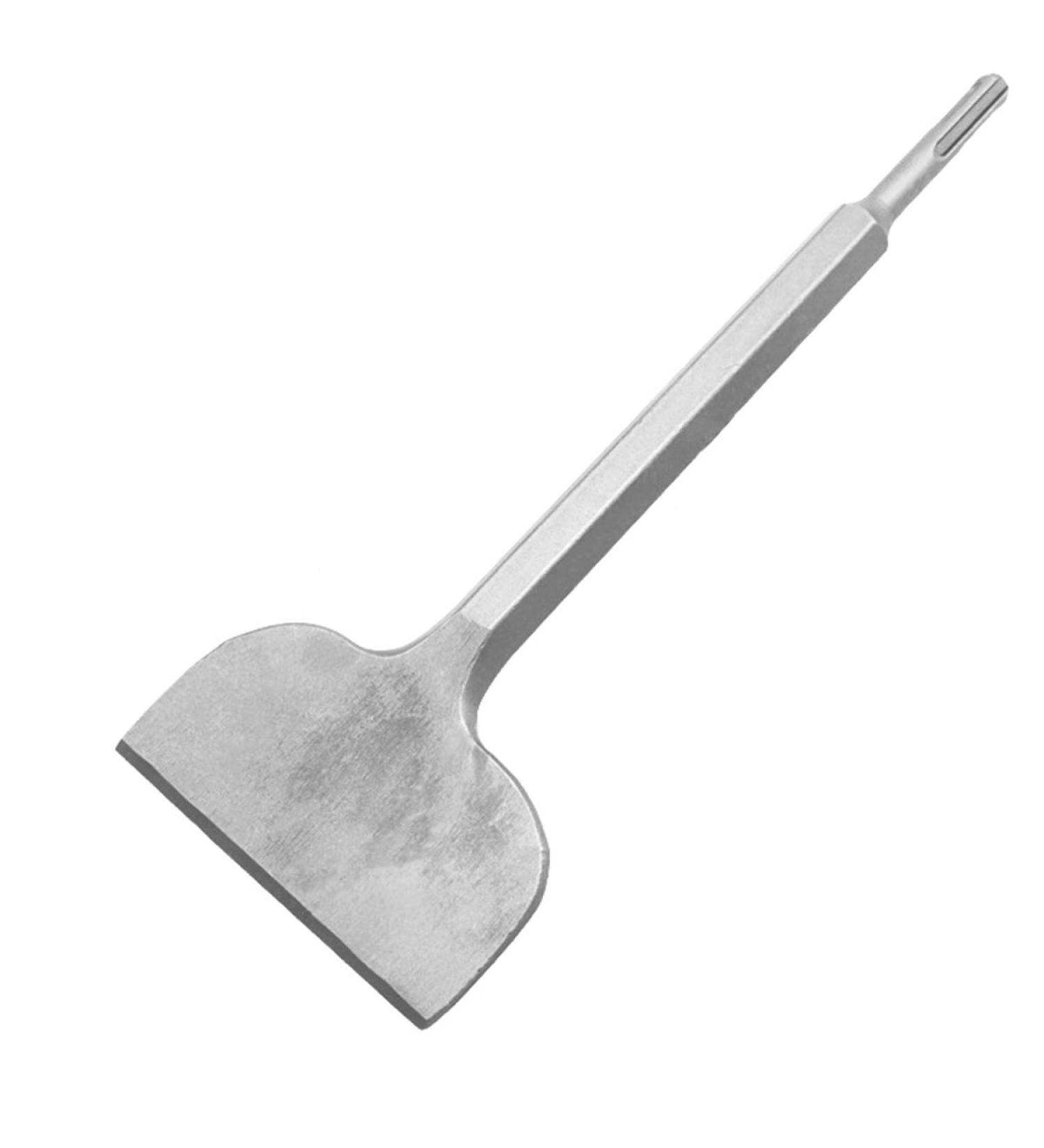 SPKLINE 4 Wide Tile & Thinset Scaling Chisel - SDS-Plus Shank - 4x11 Scraper - Works with SDS-Plus Rotary Hammers - Buy Online on GoSupps.com