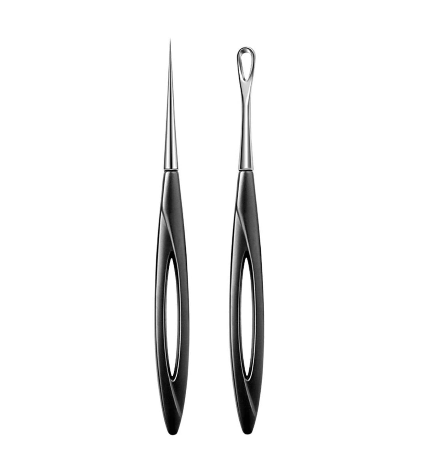 Blackhead & Pimple Extractor Set - Stainless Steel Skin Care Tool for Acne Removal on Face - Buy Online on GoSupps.com