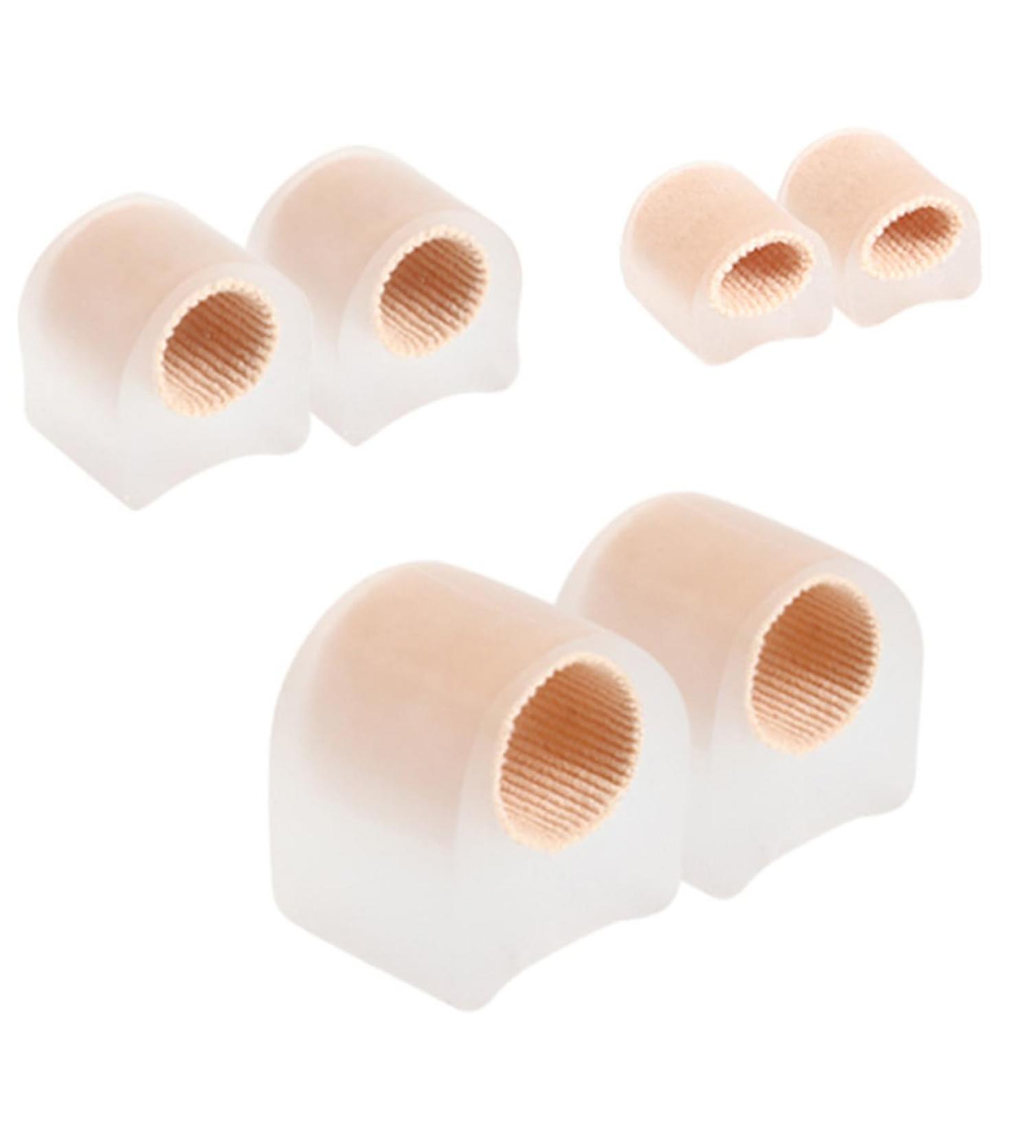 Hemoton 6pcs Separator Silicone Gel Nursing Foot Protectors - Bunion Protector Caps for Women, 3.5x2.7cm - Buy Online on GoSupps.com