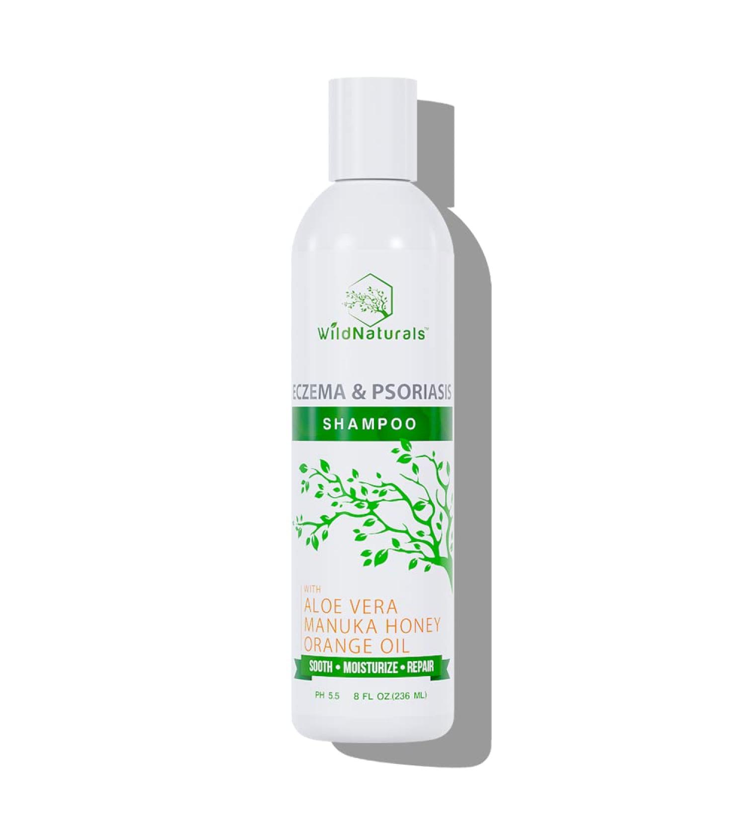 Hydrating Psoriasis & Eczema Shampoo for Scalp Relief - Anti Dandruff Treatment - Gentle Itchy Scalp Care - 8 Fl Oz - Buy Online on GoSupps.com