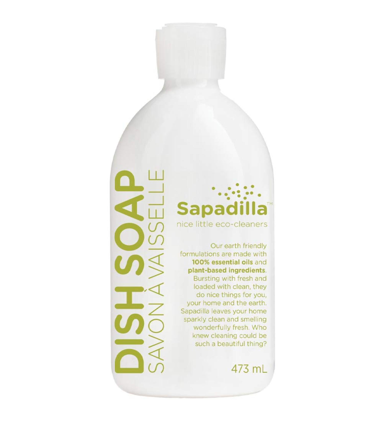 Sapadilla Dish Soap Rosemary Peppermint - 16 Fl Oz | Eco-Friendly Vegan & Biodegradable - Buy Online on GoSupps.com