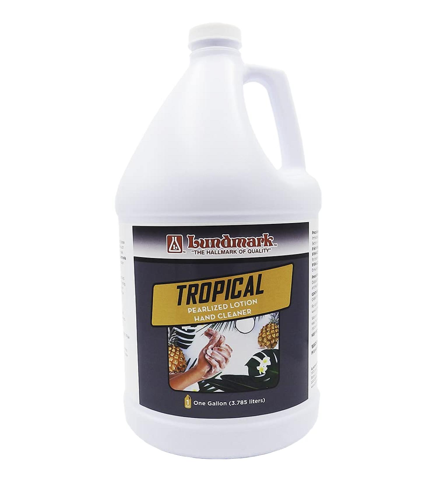 Lundmark Tropical Hand Cleaner Pearlized Liquid Lotion Soap 1-Gallon 3302G01-4 Pack of 1 - Buy Online on GoSupps.com