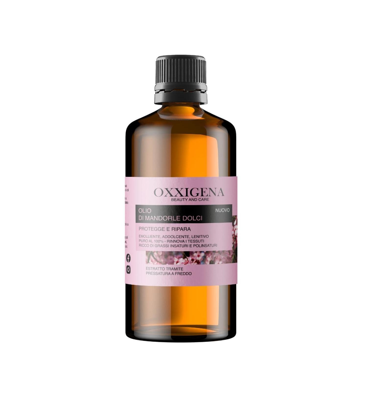 Oxxigena - Huile d Amande Douce Naturelle et Pure 100% Paquet de 500 ml Extrait Froid Id al pour Massage Corps comme Hydratant et D maquillant pour la Peau S che et pour les Cheveux Cr pus 500 ml (Lot de 1) - Buy Online on GoSupps.com