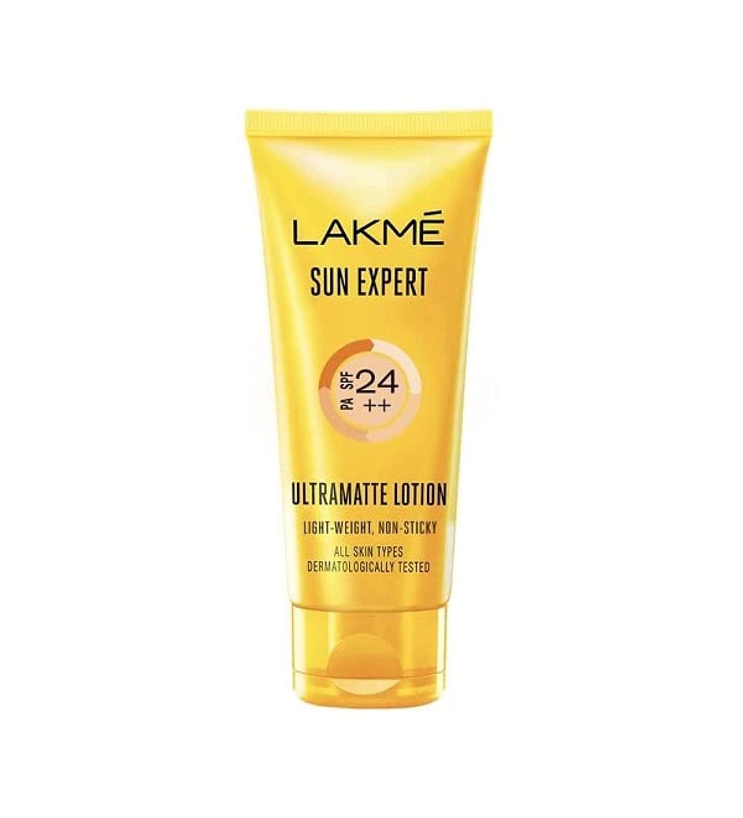 Lakme Sun Expert SPF 24 PA ++ UV Lotion 120ml - Buy Online on GoSupps.com