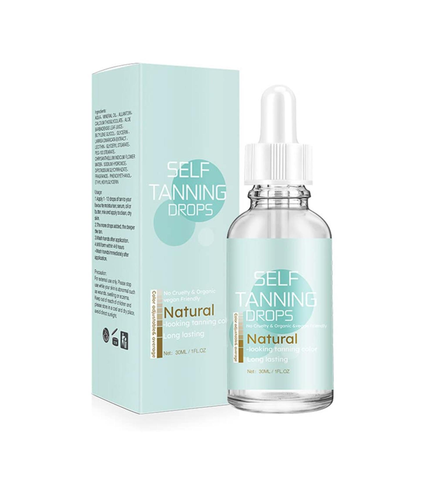  Katutude Katutude Self-Tanning Drops Self-Tanning Mist Self-Tanning Serum Sunless Self-Tanning Water for Face and Body Fast Tanning for Body and Face 30ml - Buy Online on GoSupps.com