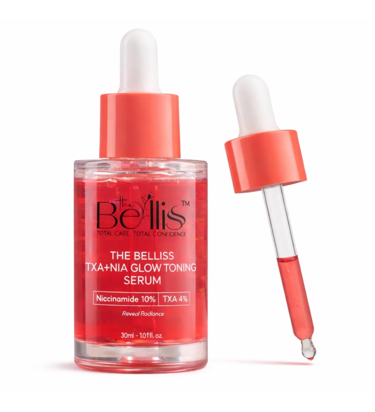 Belliss Niacinamide 10% and Tranexamic Acid Serum 4% TXA + NIA Glow Back Serum Hydrating Formula for Uneven Skin Tone Texture Toning Korean Skincare for Glass Skin Spots 30ml / 1.01 fl.oz - Buy Online on GoSupps.com