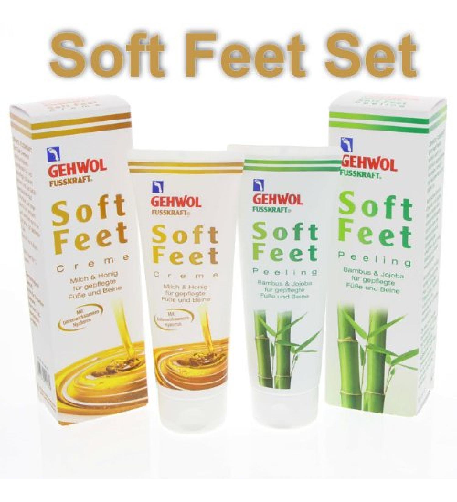 GEHWOL Set Fusskraft Soft Feet foot cream + peeling economy pack