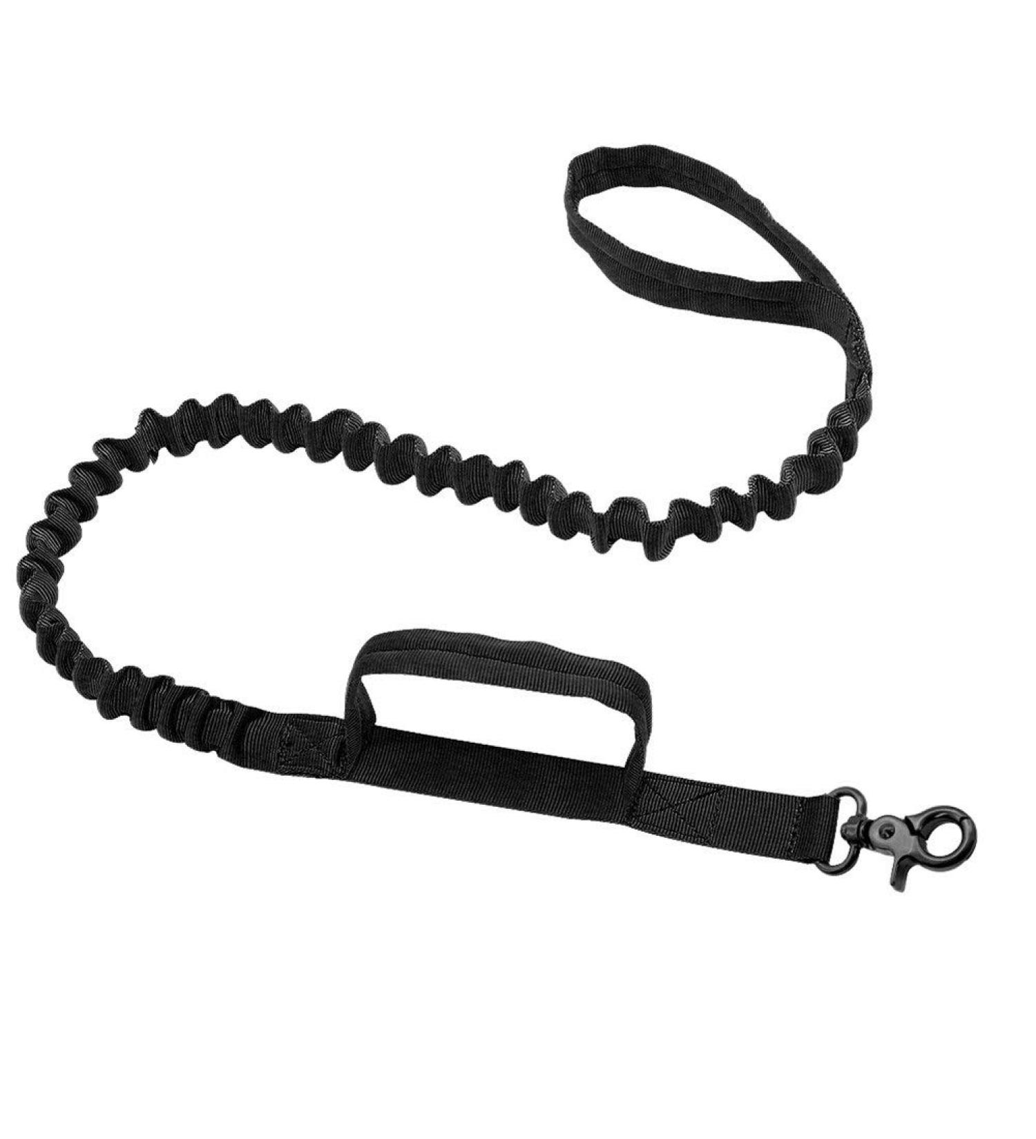 Yungye Nylon Bungee Dog Leash for Medium-Sized Dogs - Military Pet Lead Belt (99cm Black) - Ideal for German Shepherds - Buy Online on GoSupps.com