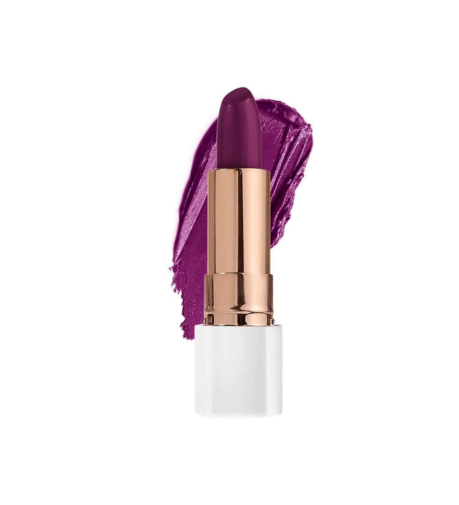 Flower Beauty Petal Pout Lipstick in Fuchsia Flush Matte - Nourishing, Highly Pigmented, Cruelty-Free Lip Color with Antioxidants - 1 Count - Buy Online on GoSupps.com
