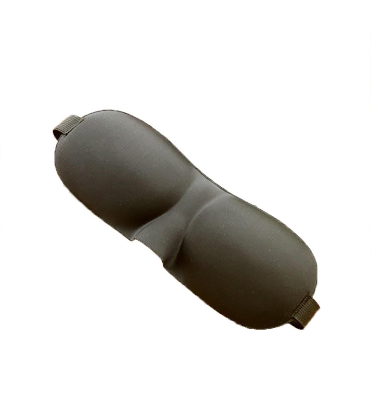 Polytree Adjustable 3D Contour Memory Foam Eye Mask - Soft, Flexible & Breathable Blindfold Shield for Travel, Snoring, Sleep - Grey - Buy Online on GoSupps.com