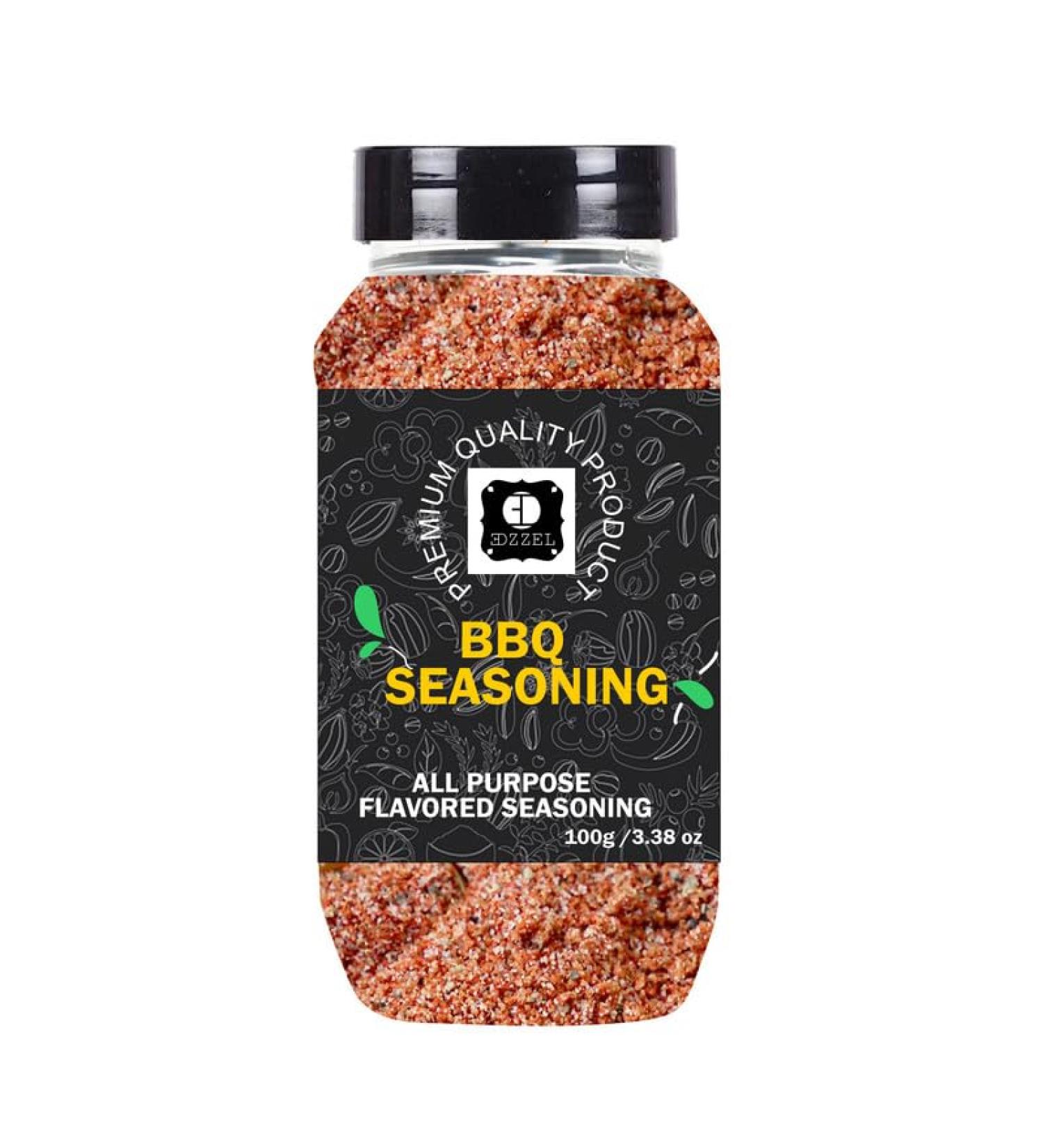 EDZZEL EDZZEL Premium Quality Natural Indian BBQ Seasoning - 3 Pack - 100g Box