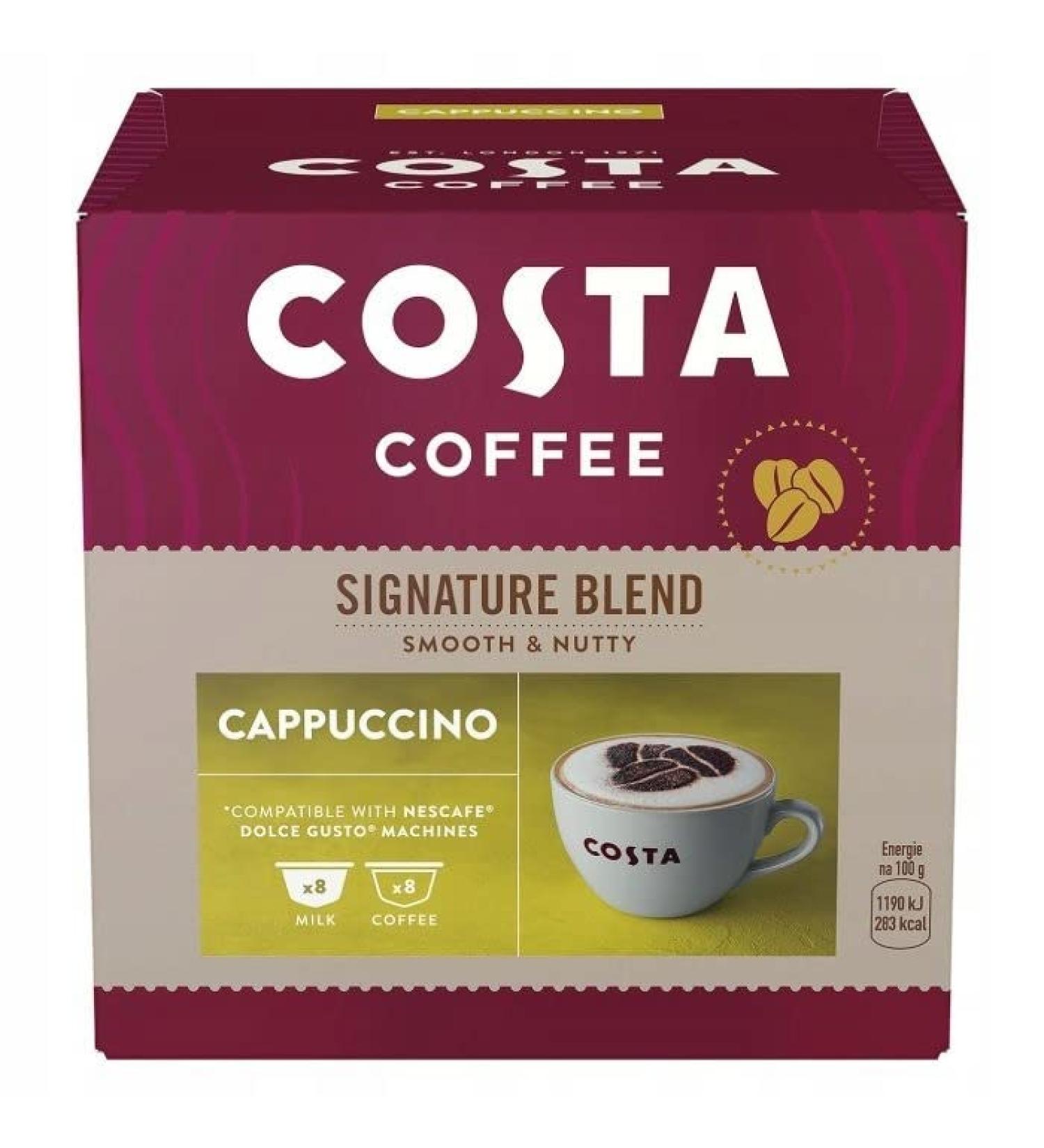 sarcia.eu Costa Coffee Signature Blend capsules compatible with Dolce Gusto CAPPUCCINO 16 capsules