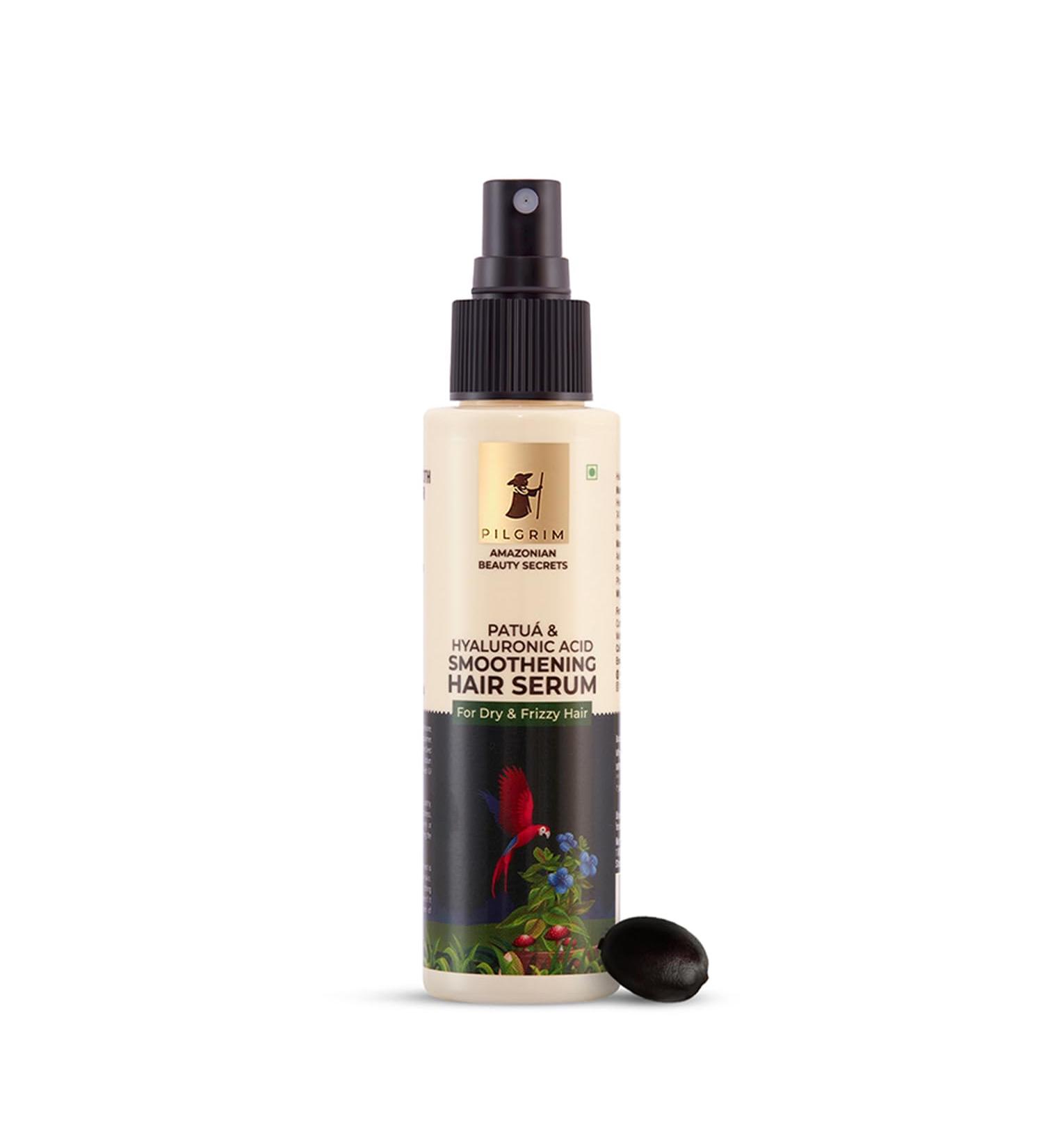 Pilgrim Amazonian Patu & Hyaluronic Acid Hair Serum - Smooth & Hydrate Frizzy Hair | 100ml Unisex Treatment - Buy Online on GoSupps.com