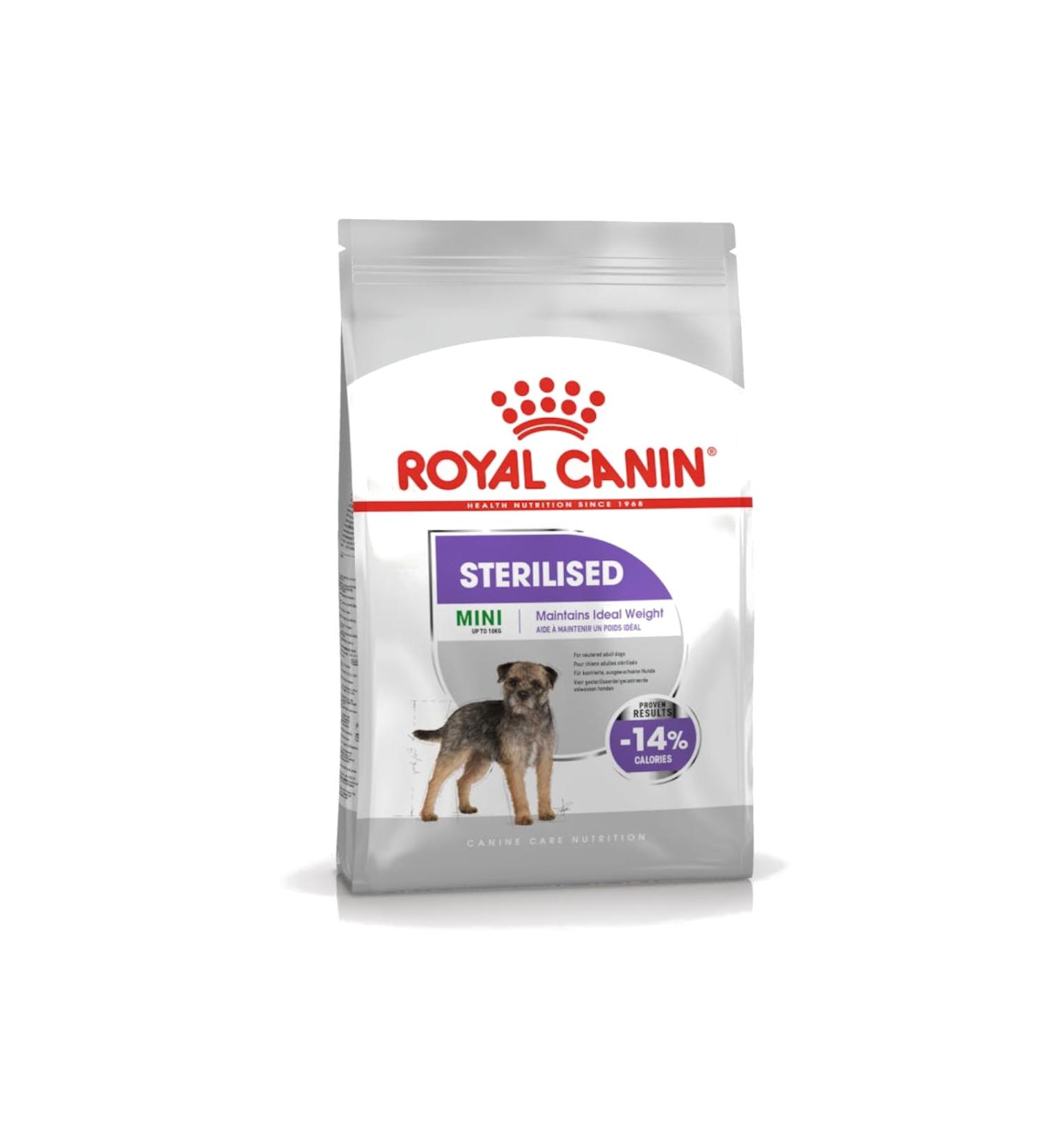 Royal Canin Mini Sterilised Adult Dry Dog Food 3kg - Buy Online on GoSupps.com