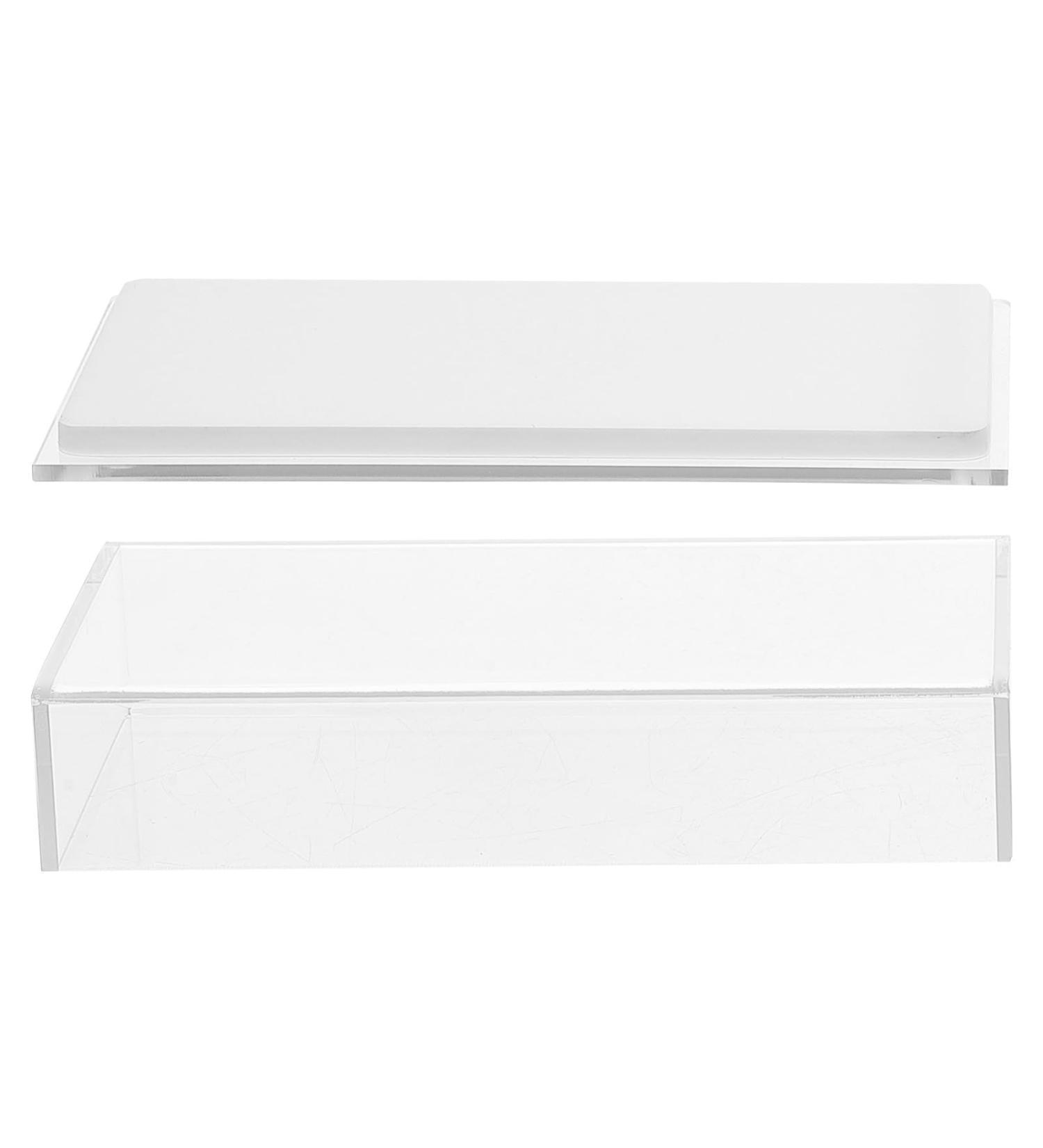 Toyvian tui Cils en Acrylique Transparent Blanc Bo te de Rangement pour Faux Cils Organisateur de Cosm tiques Compact Protection Anti-Poussi re Maquillage et Voyage - Buy Online on GoSupps.com