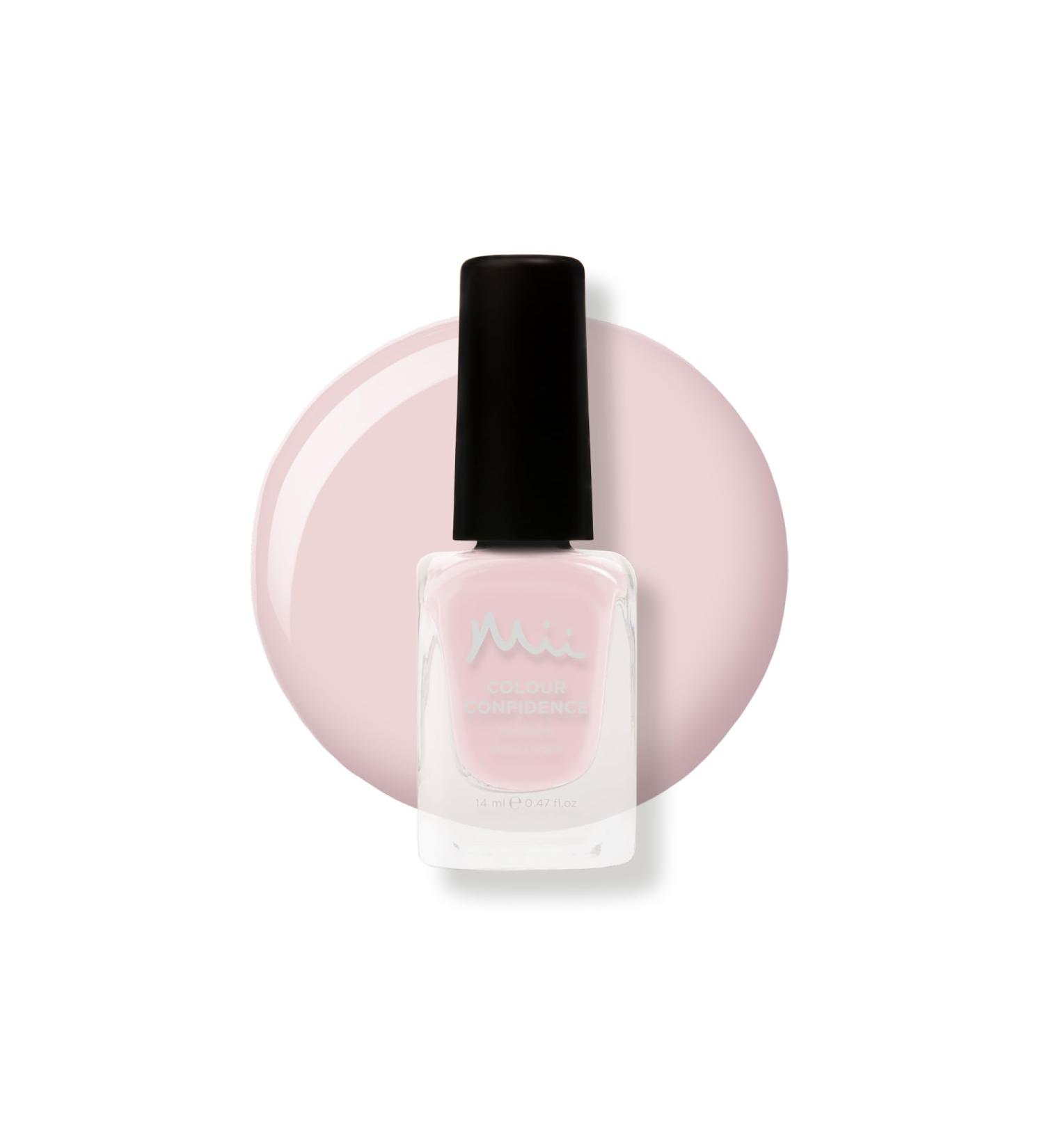 Mii Colour Confidence Quick Dry Nail Polish | Long Lasting Nail Polish & Fast Drying Nail Polish | Nail Strengthening Polish with Nourishing Formula | 14ml Nail Paint | Enchant Baby Pink - Buy Online on GoSupps.com