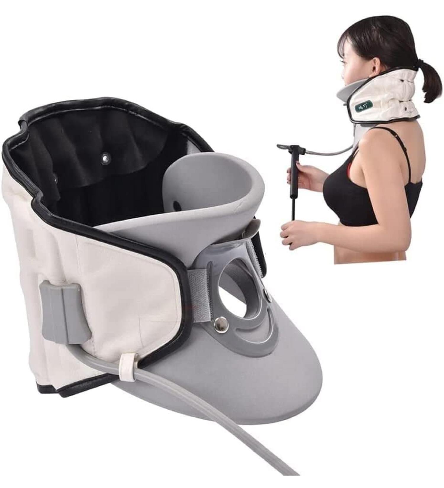 Safwel Cervical Traction Neck Pain Relief | Heated Neck Care Tools for Effective Correction & Recovery - Buy Online on GoSupps.com