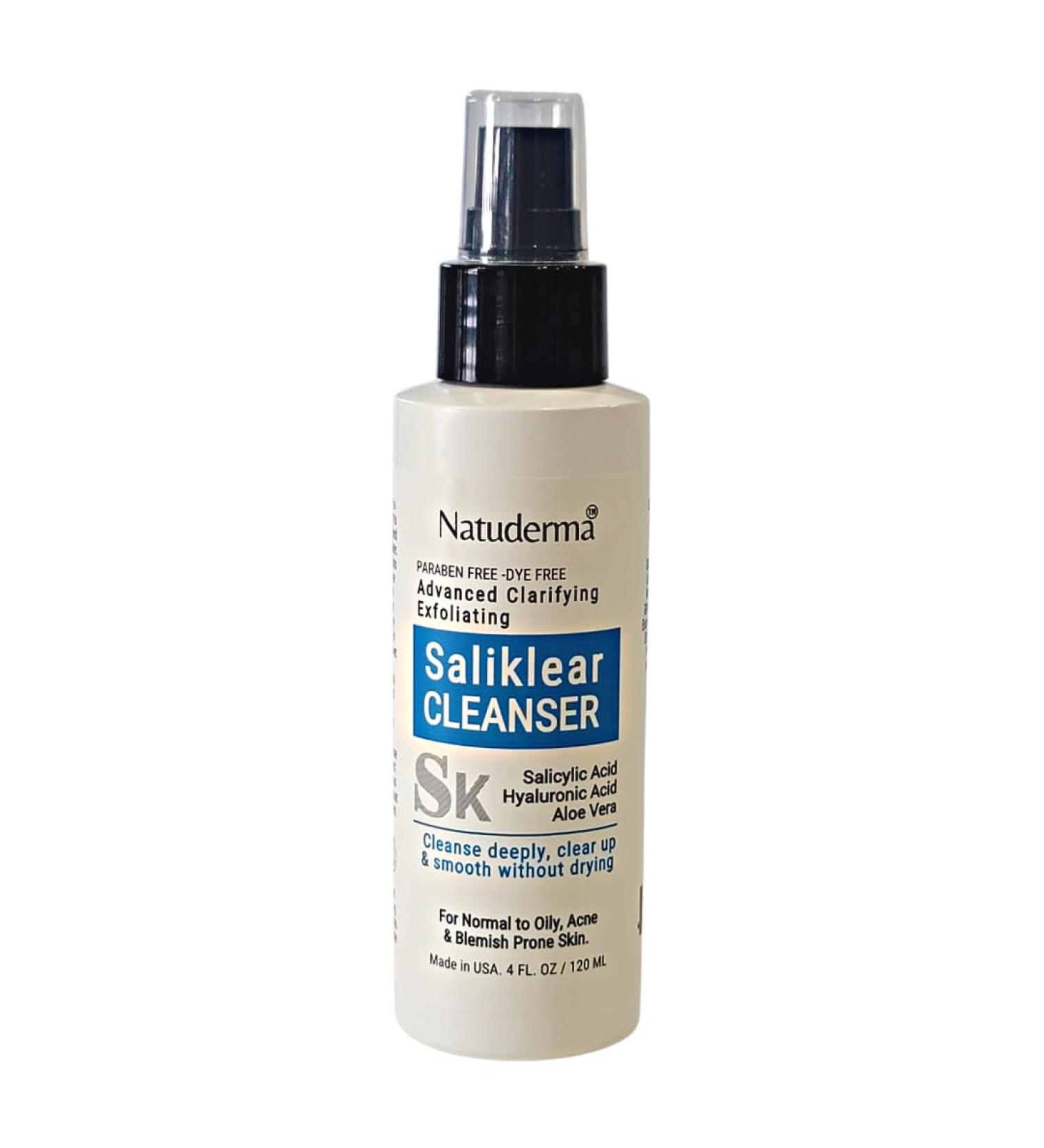 Salicylic Acid Face Cleanser for Oily Skin | Acne & Blackhead Exfoliating Wash with Hyaluronic Acid | Paraben Free Made in USA - 4 Fl Oz - Buy Online on GoSupps.com