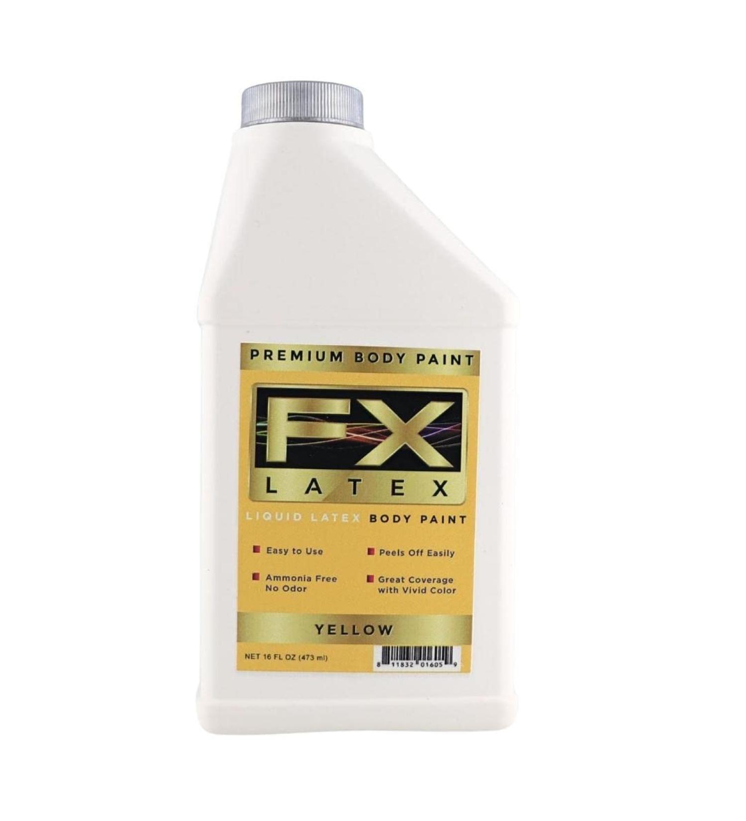 Liquid Latex Fashions - Ammonia-Free Yellow Face Paint for Kids & Adults | 16 oz | Ideal for Art Parties Cosplay & Concerts - Buy Online on GoSupps.com