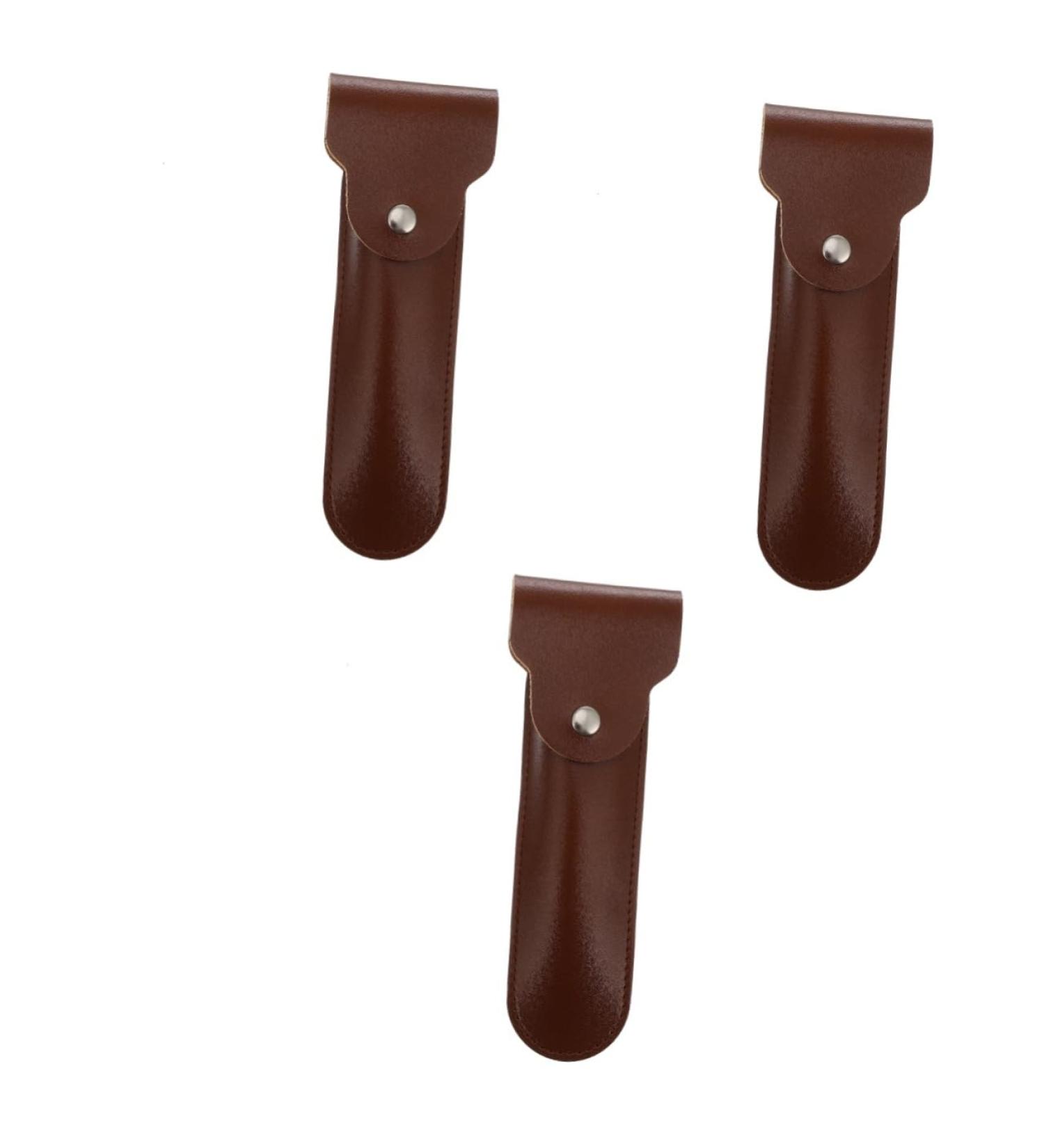 Frcolor 3-Stage Razor Holster for Travelers | Compact PU Case for Men's Travel Needs | Portable Shaving Accessories - Buy Online on GoSupps.com