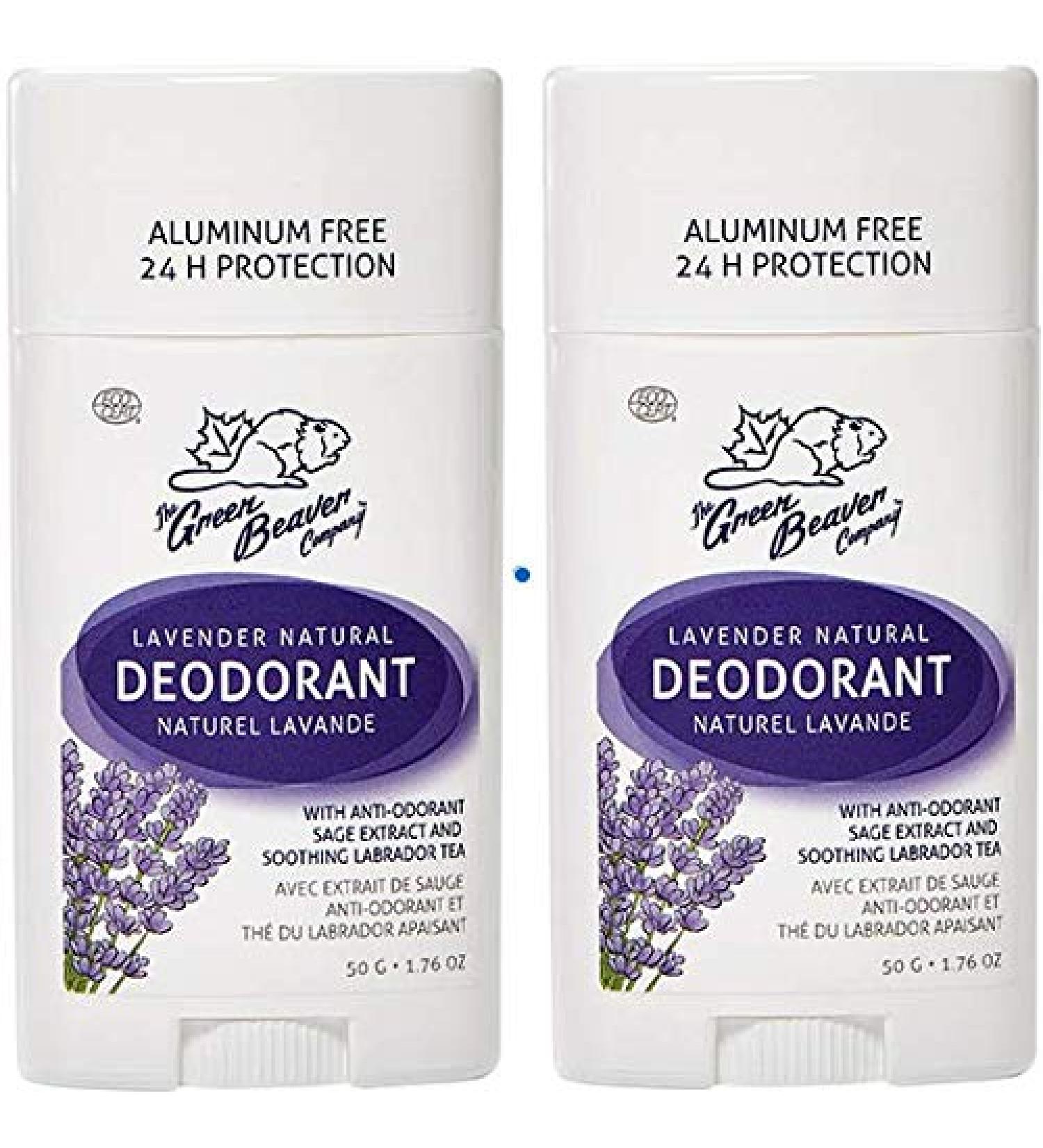 Green Beaver All Natural Body Deodorant Paraben & Aluminum-Free Vegan For Normal & Sensitive Skin Lavender 2-pack Lavender (2 Pack) - Buy Online on GoSupps.com
