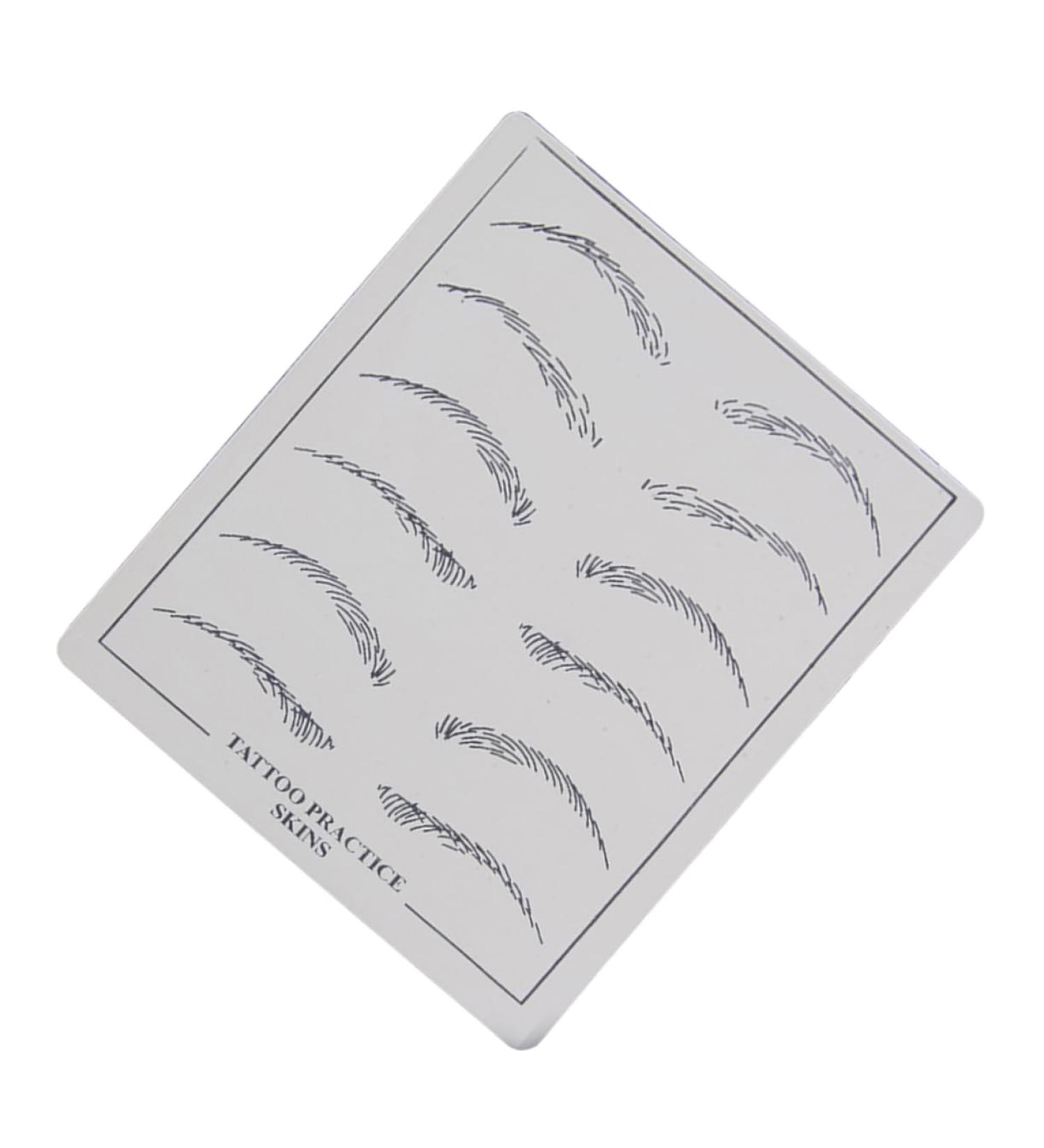 Ipetboom 6 Pcs Eye Brow Practice Skin Eyebrow Practice Skin Eyebrow Microblading Eyebrow Training Skin Set - Buy Online on GoSupps.com