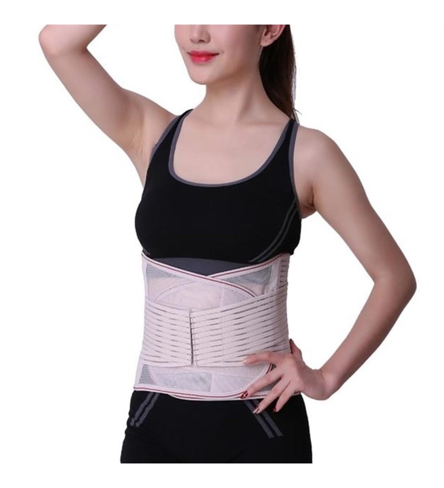Adjustable Lower Back Support Belt - Breathable Posture Corrector for Men Teens & Women | Pain Relief & Comfort - Buy Online on GoSupps.com