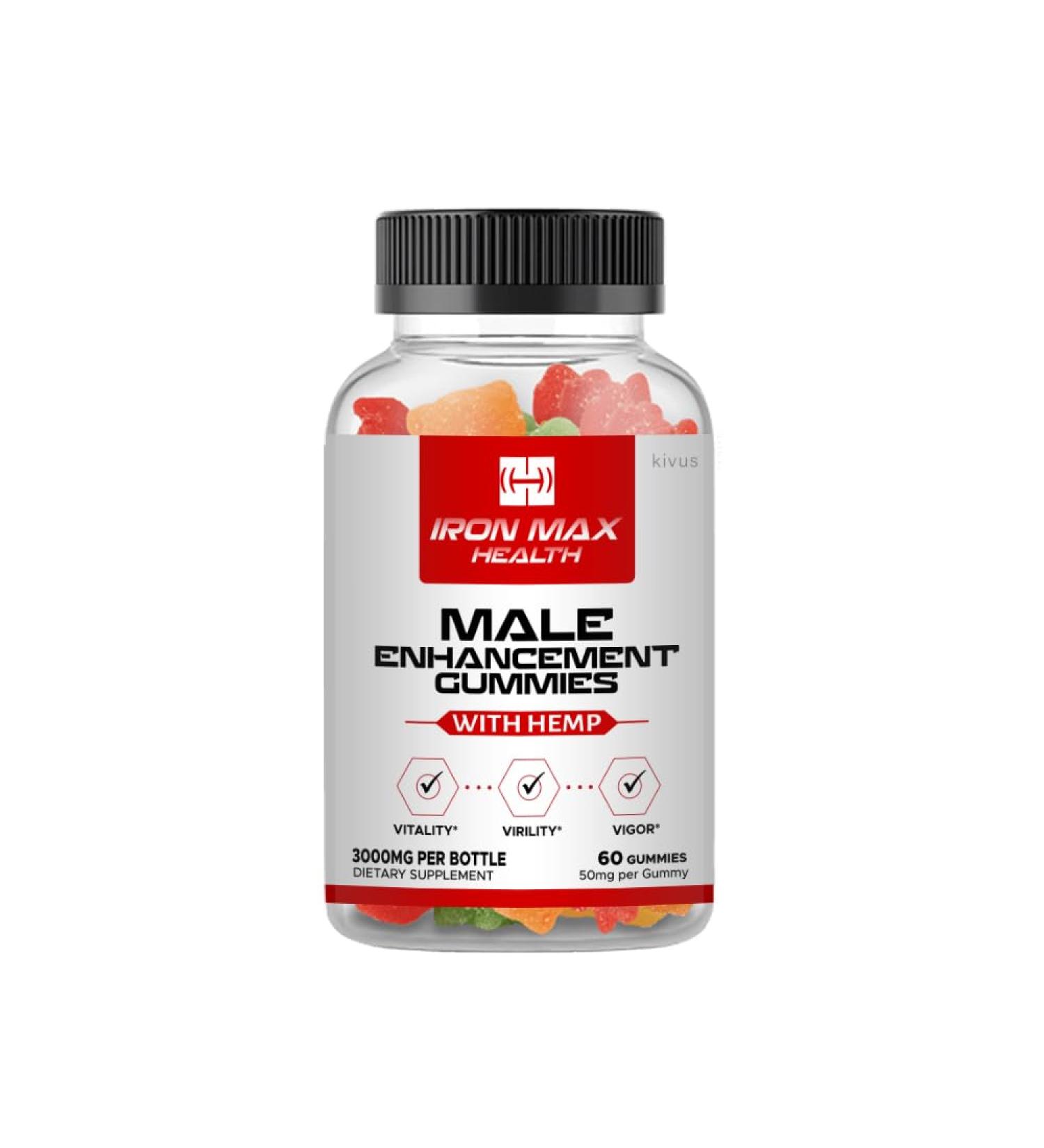 Iron Max Health Gummies - 60ct Iron Enhancement Gummies for Better Health - Buy Online on GoSupps.com