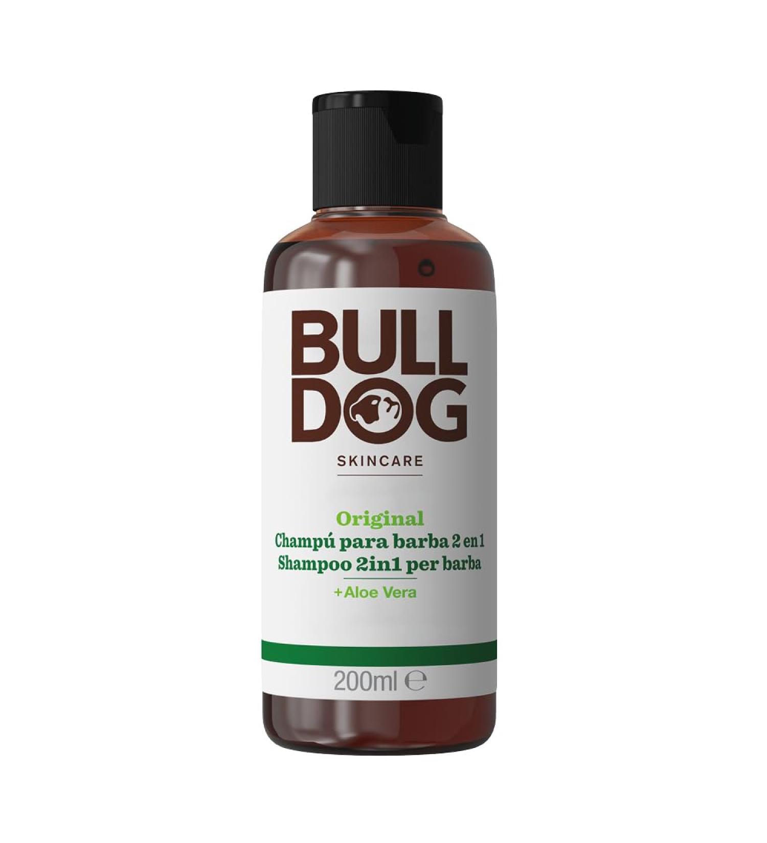 Bulldog Original Beard Shampoo & Conditioner for Men (1 Pack 200 ml) 2 in 1 Beard Shampoo and Conditioner