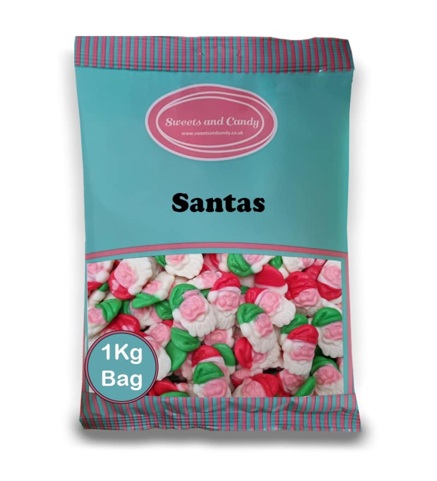 CHRISTMAS Sweets - Christmas Bulk Sweets - Christmas Pick and Mix Sweets - Sweets and Candy (Christmas Santas 1kg) - Buy Online on GoSupps.com