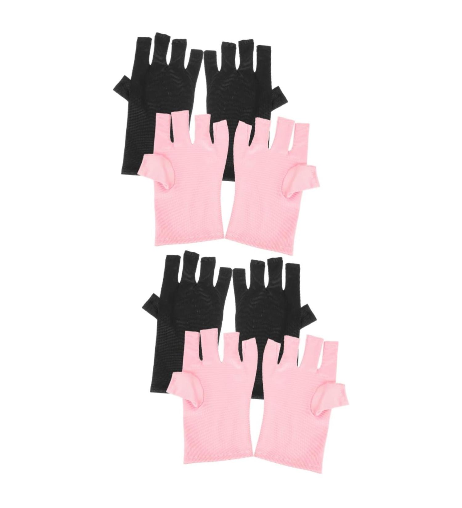 Beavorty 4 Pairs Nail Gloves Uv Protection Gloves Hand Gloves for Uv Light Protection Uv Gloves Uv Manicure Gloves Uv Light Gloves Uv Prevention Gloves Polyester Hand Cover Anti-uv Miss - Buy Online on GoSupps.com