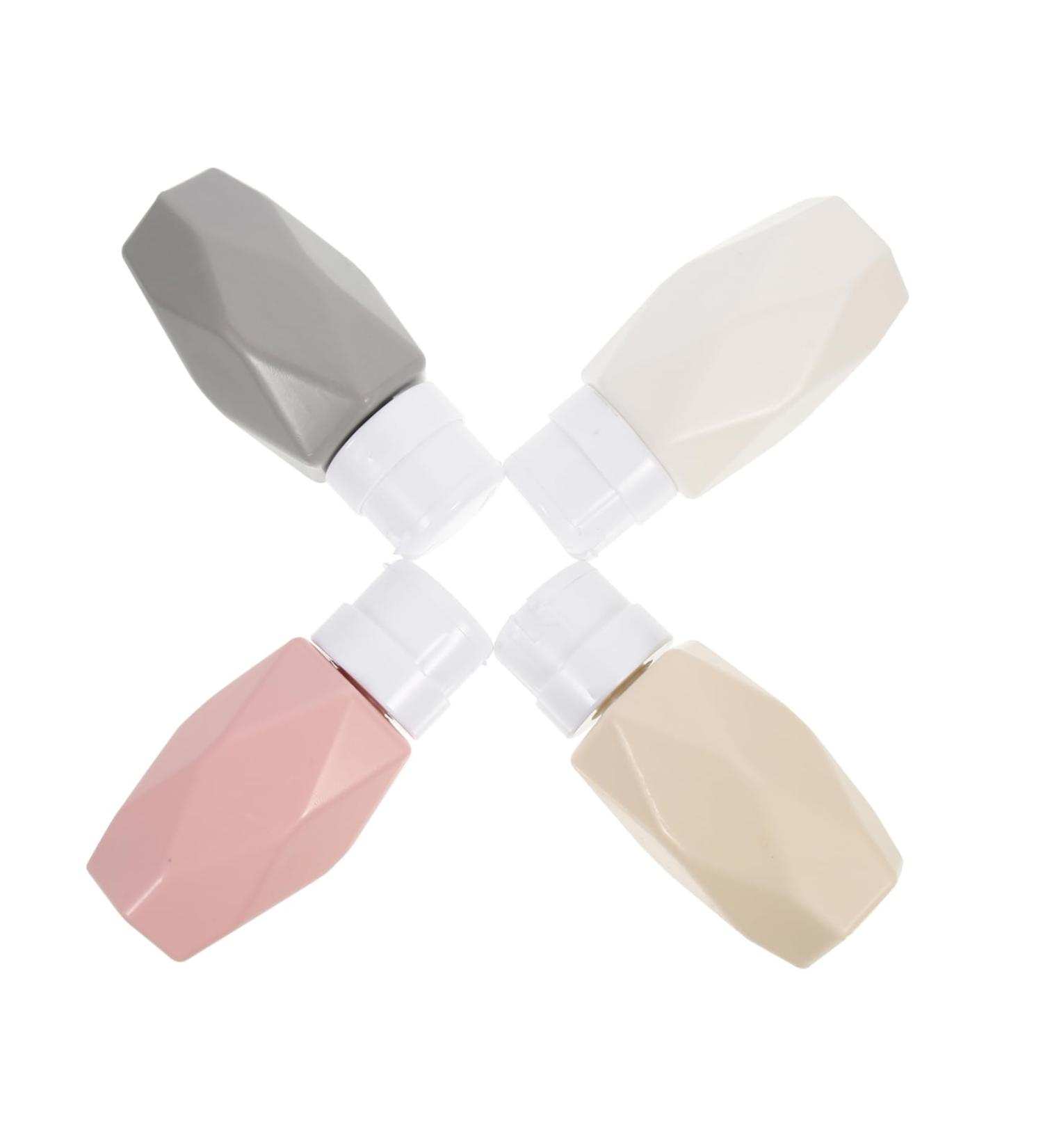  Mipcase Mipcase 4Pcs Nail Press Bottle Squeeze Bottles Bottle Travel Pump Travel Shampoo Containers Push Plastic Resurrection Water Spin Manicure - Buy Online on GoSupps.com