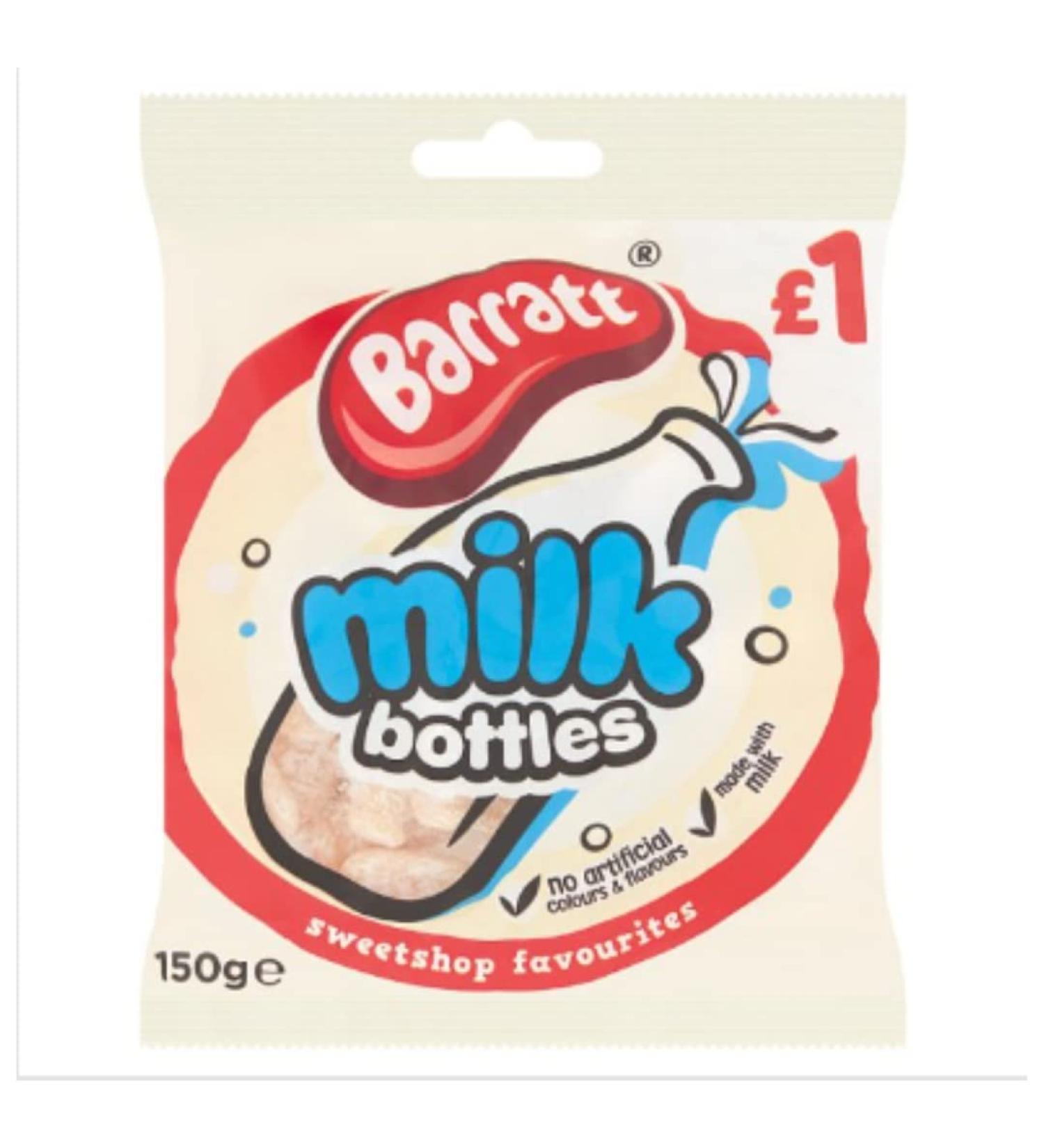 Barratt Milk Bottles 150g x Case of 12