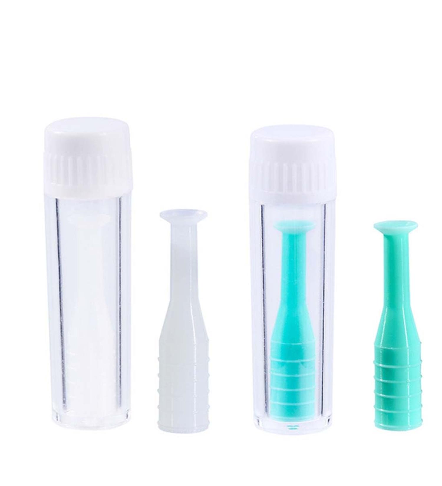 JOCXZI Pack of 4 Contact Lens Removers - Contact Lens Insertion Aid Contact Lens Green Inserter Remover with Storage Case for All Types of Cosmetic Contact Lenses for Home Travel - Buy Online on GoSupps.com