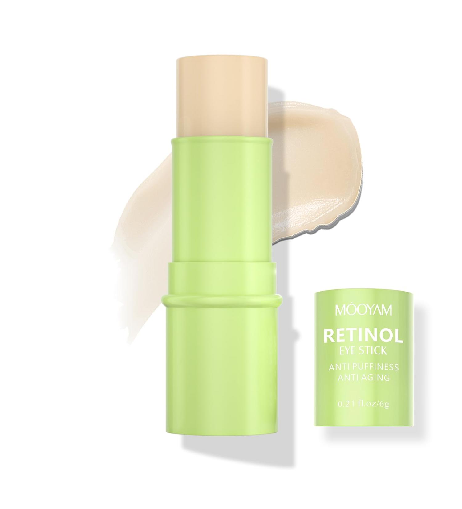 Retinol Eye Cream - Brightening Anti-Aging Eye Stick for Dark Circles & Puffiness | Under Eye Treatment for Men & Women - Buy Online on GoSupps.com